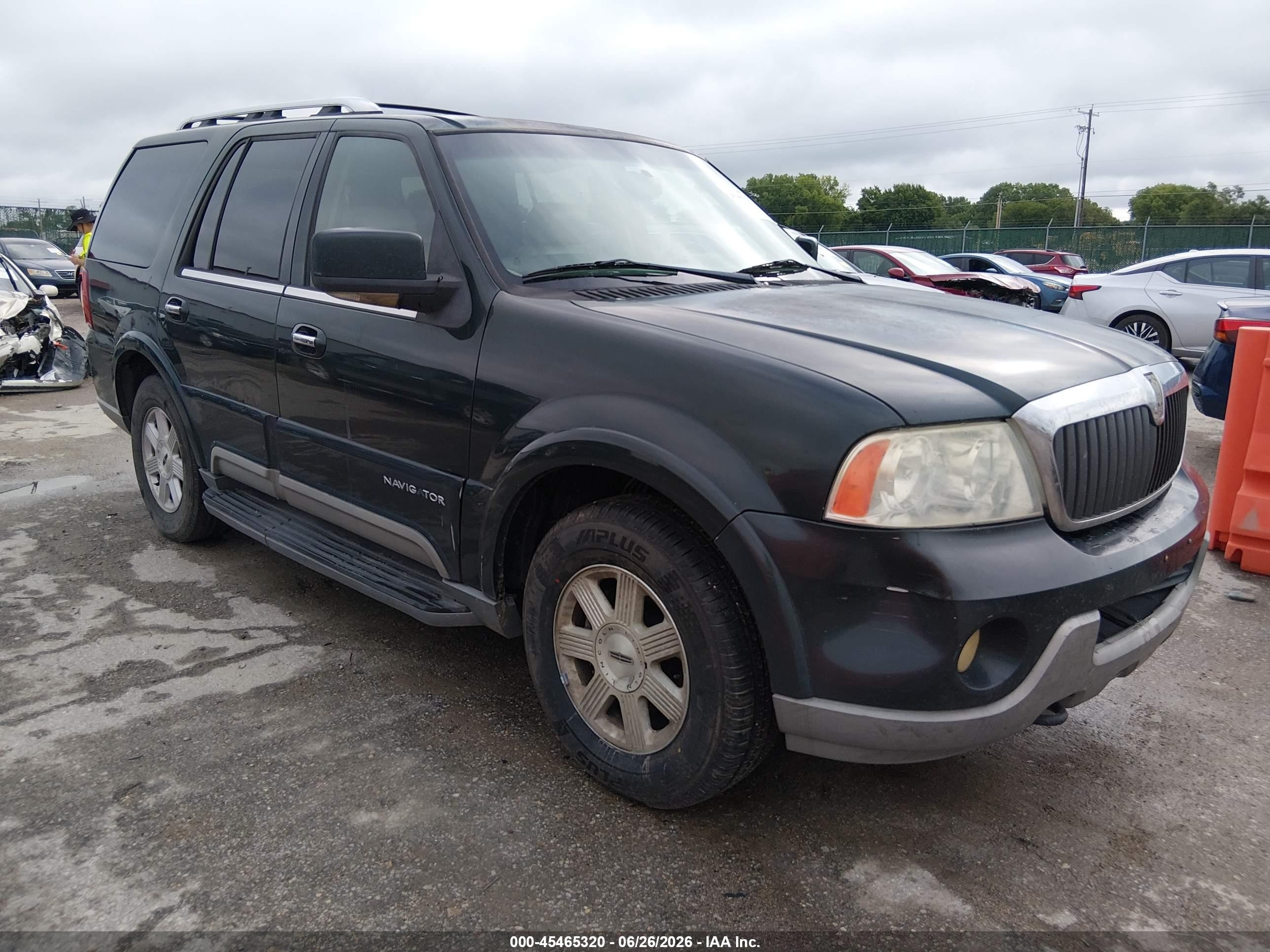 2003 Lincoln Navigator   Green vin: 5LMFU27R73LJ06097