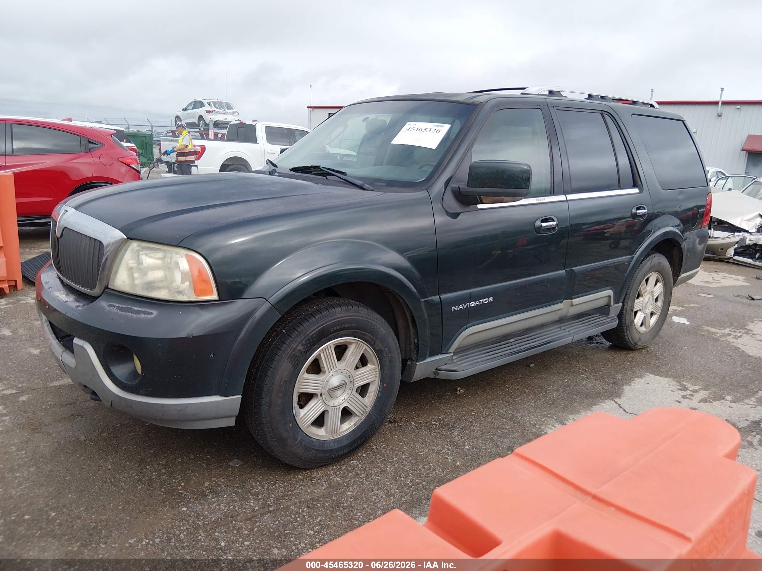 2003 Lincoln Navigator   Green vin: 5LMFU27R73LJ06097