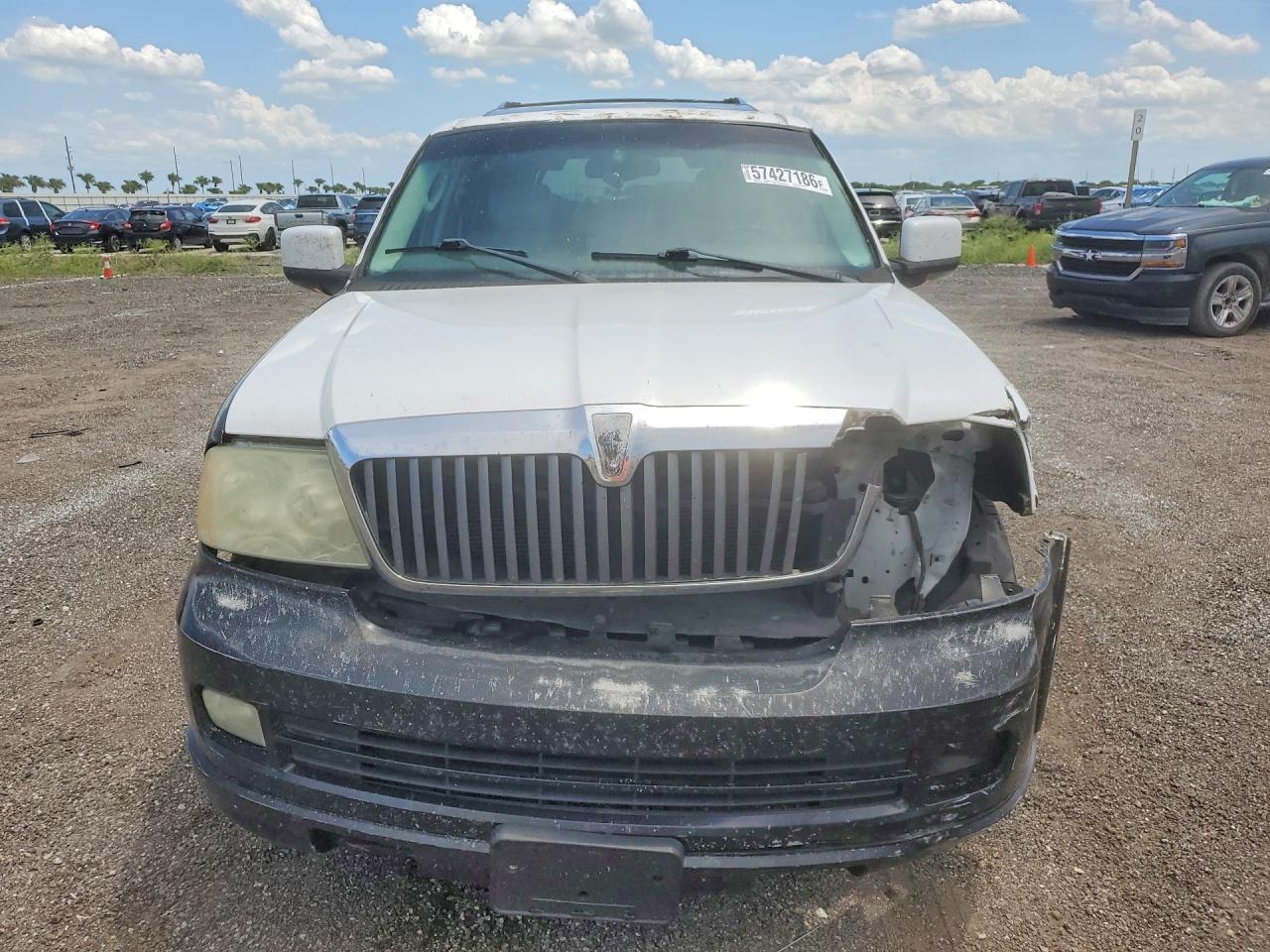 2003 Lincoln Navigator White vin: 5LMFU27R73LJ12756