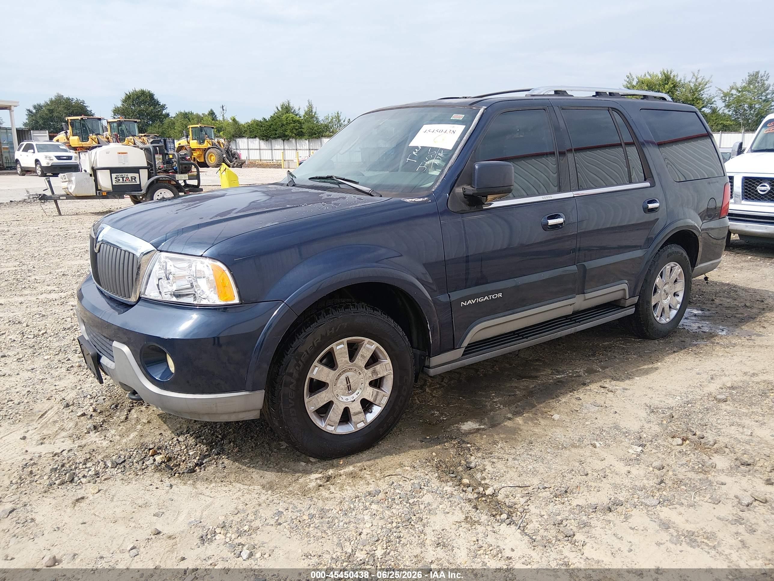2004 Lincoln Navigator   Dark Blue vin: 5LMFU27R94LJ10525