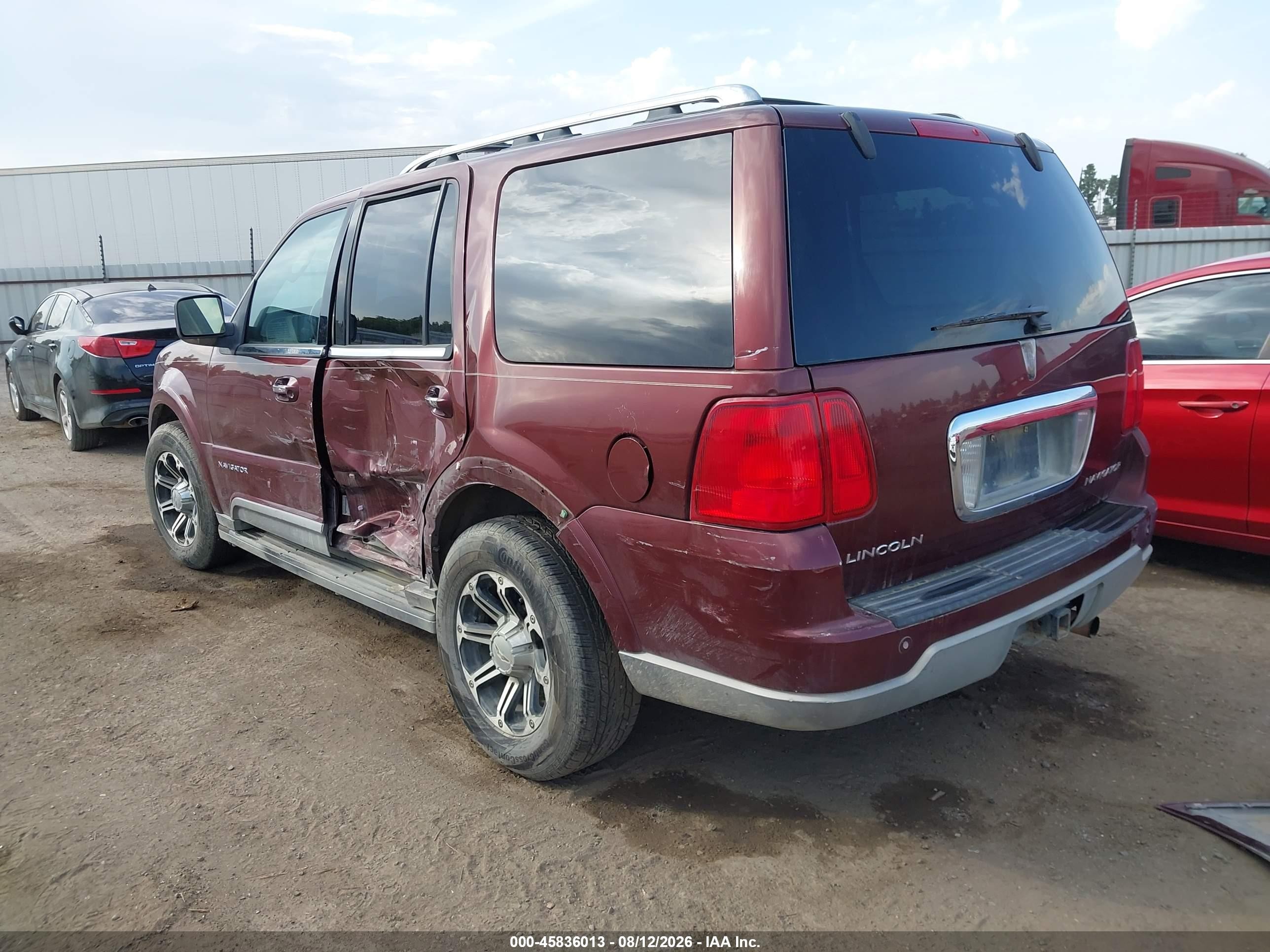 2003 Lincoln Navigator   Burgundy vin: 5LMFU27RX3LJ23931