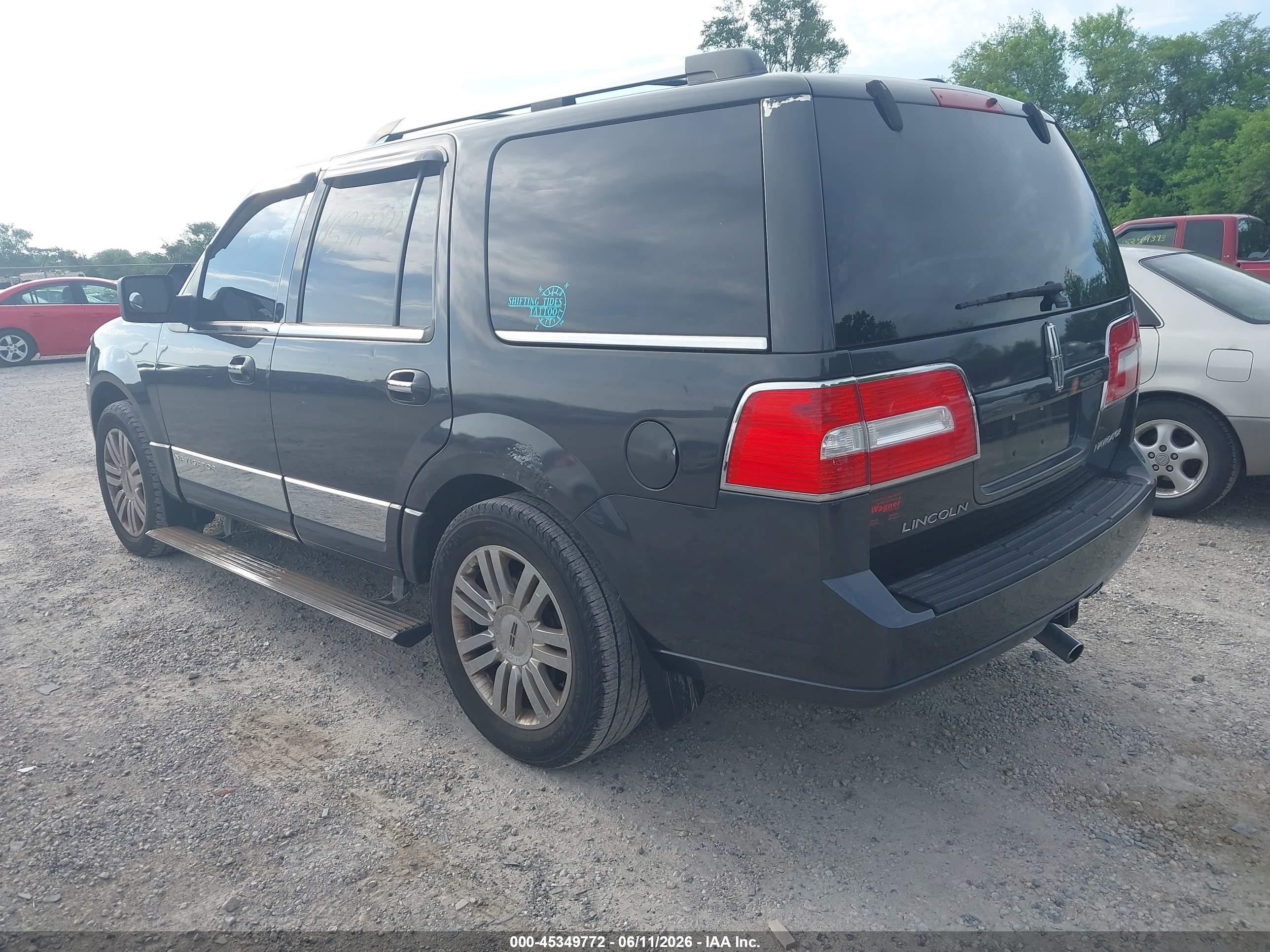 2007 Lincoln Navigator Ultimate Black vin: 5LMFU28507LJ04144