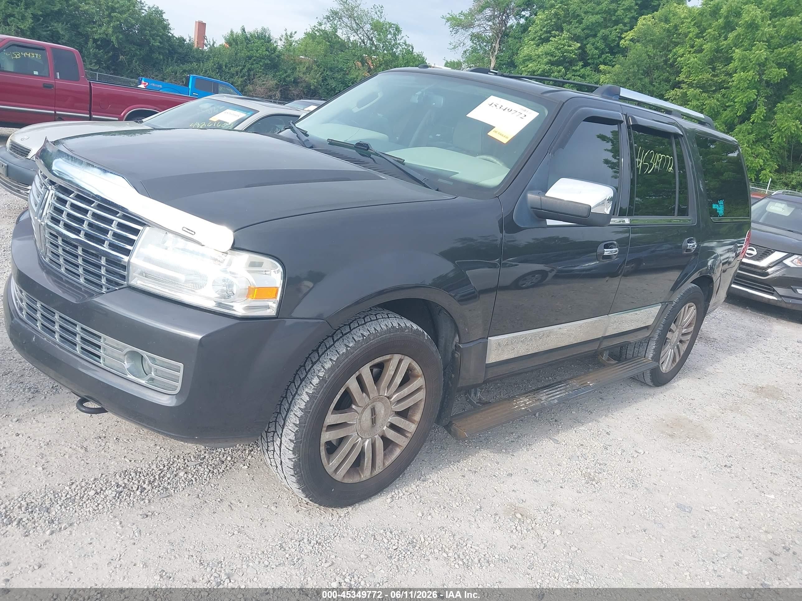 2007 Lincoln Navigator Ultimate Black vin: 5LMFU28507LJ04144