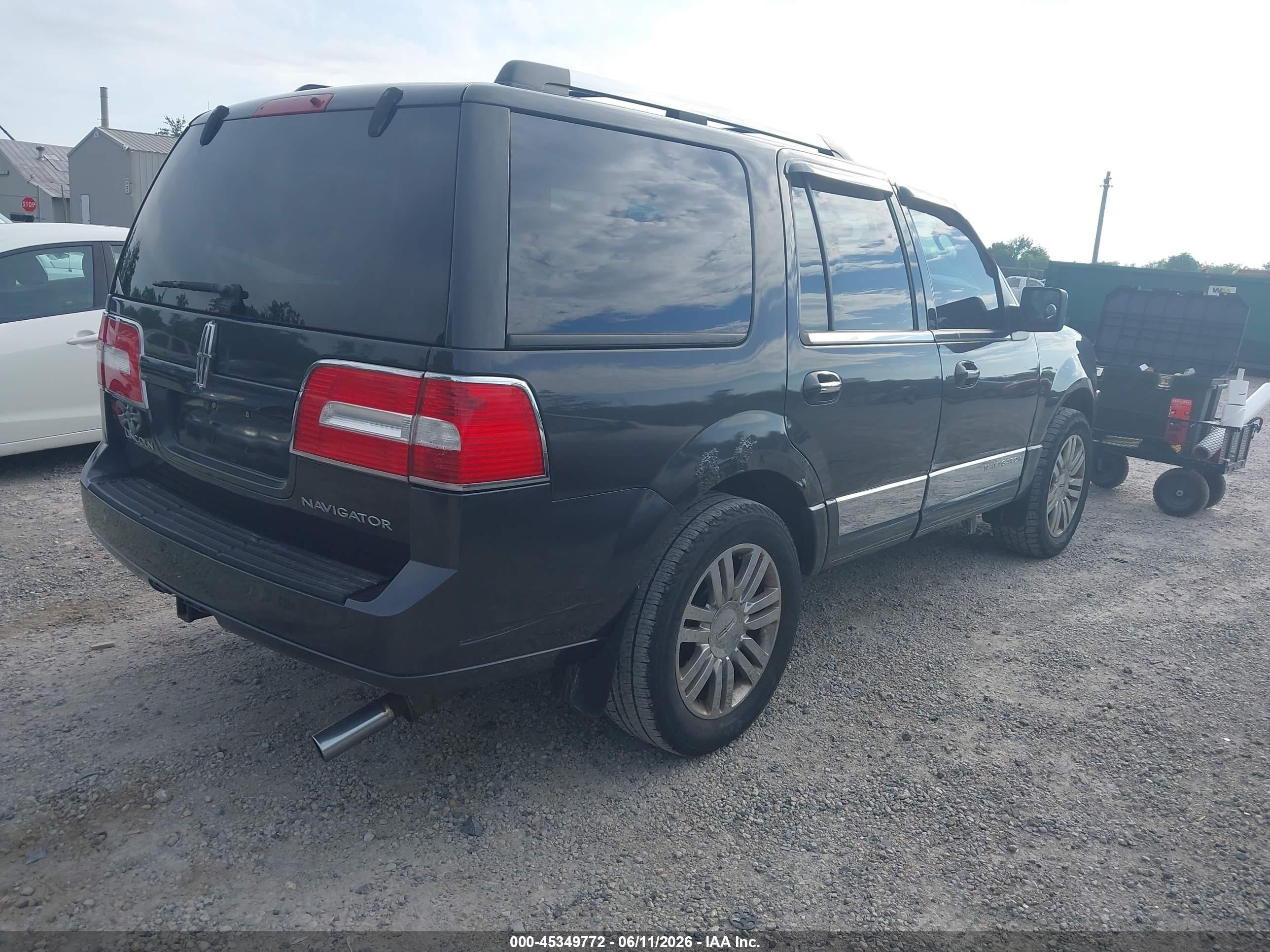 2007 Lincoln Navigator Ultimate Black vin: 5LMFU28507LJ04144
