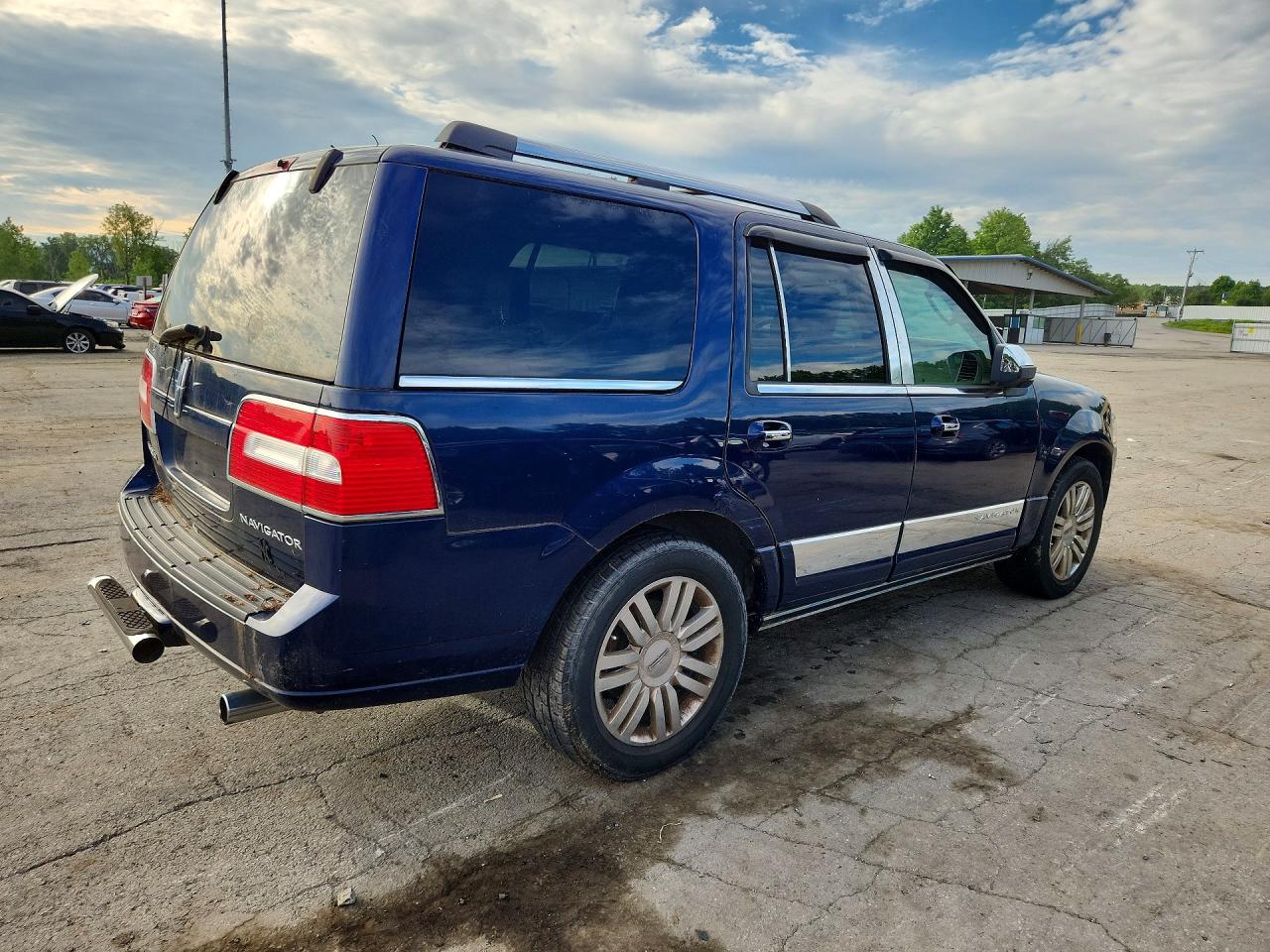 2009 Lincoln Navigator Blue vin: 5LMFU28509EJ00523