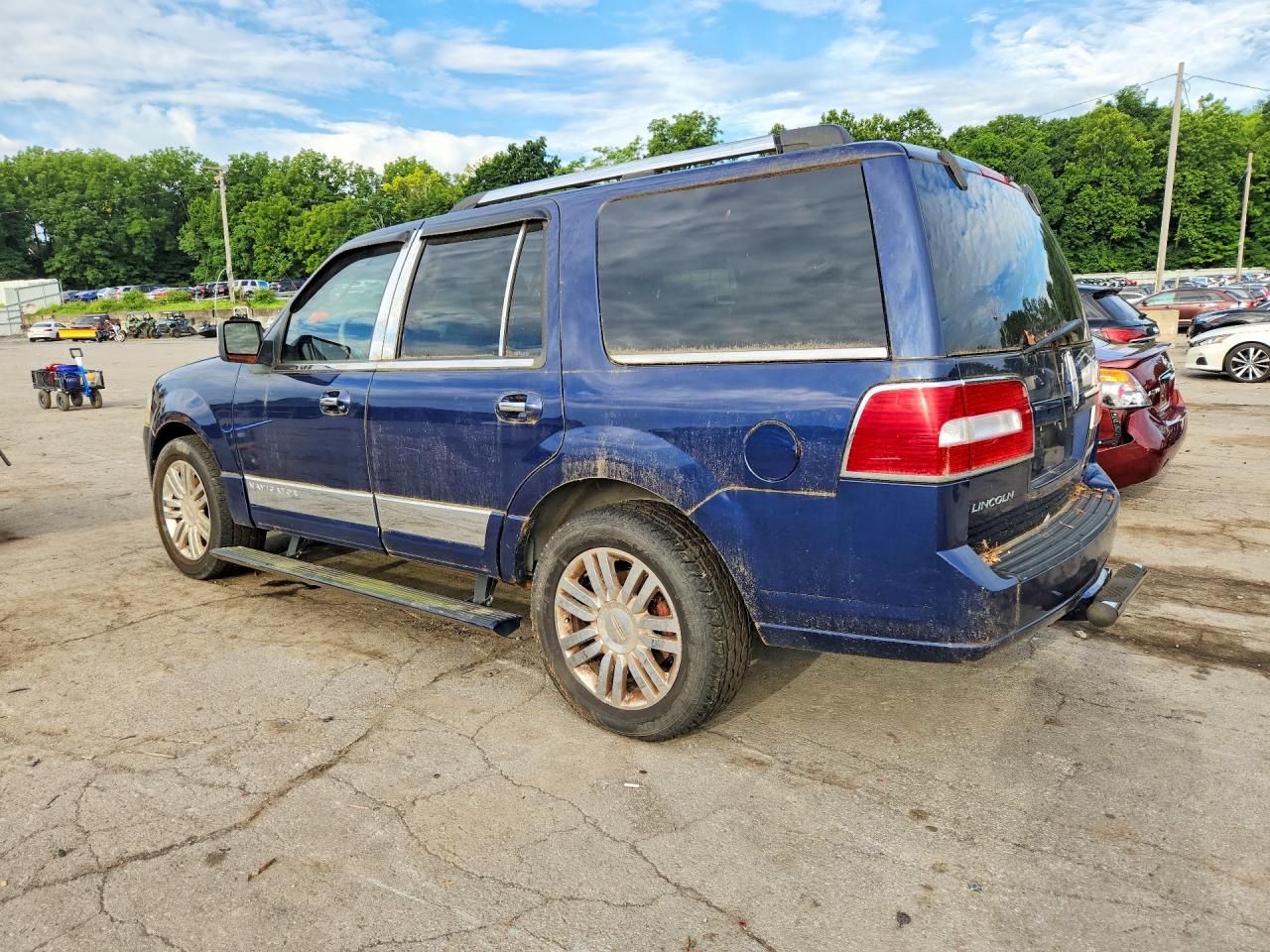 2009 Lincoln Navigator Blue vin: 5LMFU28509EJ00523
