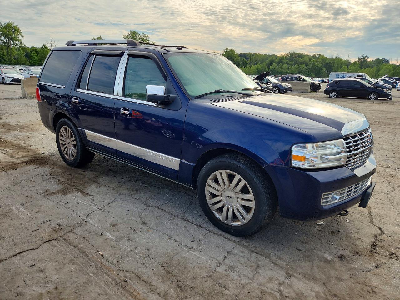 2009 Lincoln Navigator Blue vin: 5LMFU28509EJ00523