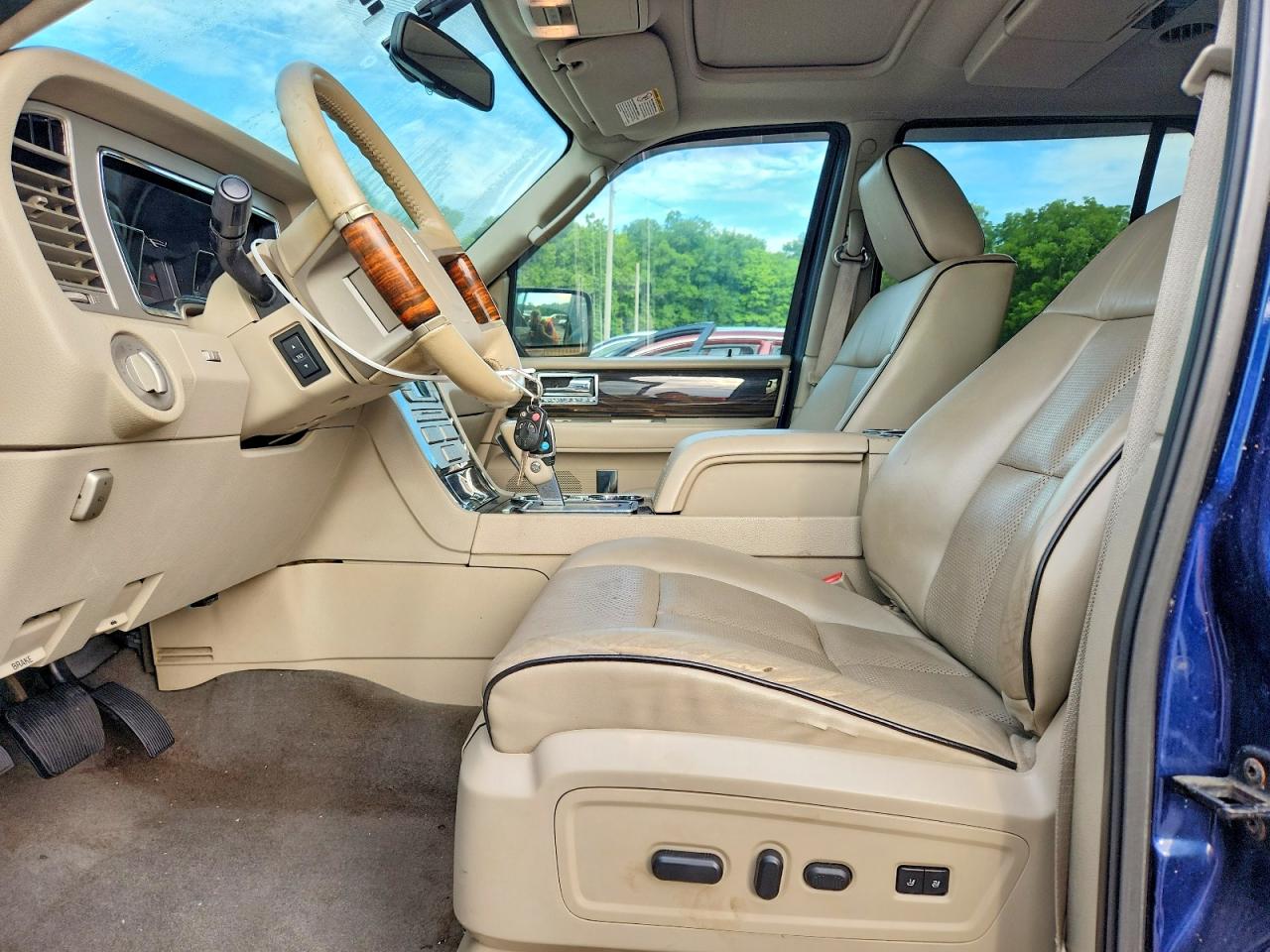 2009 Lincoln Navigator Blue vin: 5LMFU28509EJ00523