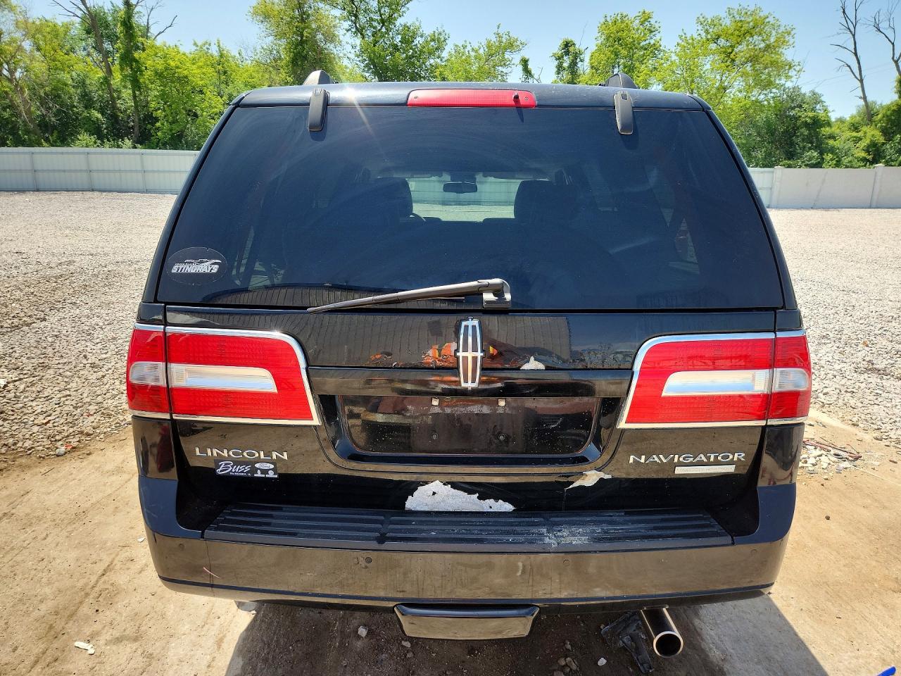 2009 Lincoln Navigator Black vin: 5LMFU28529EJ01124