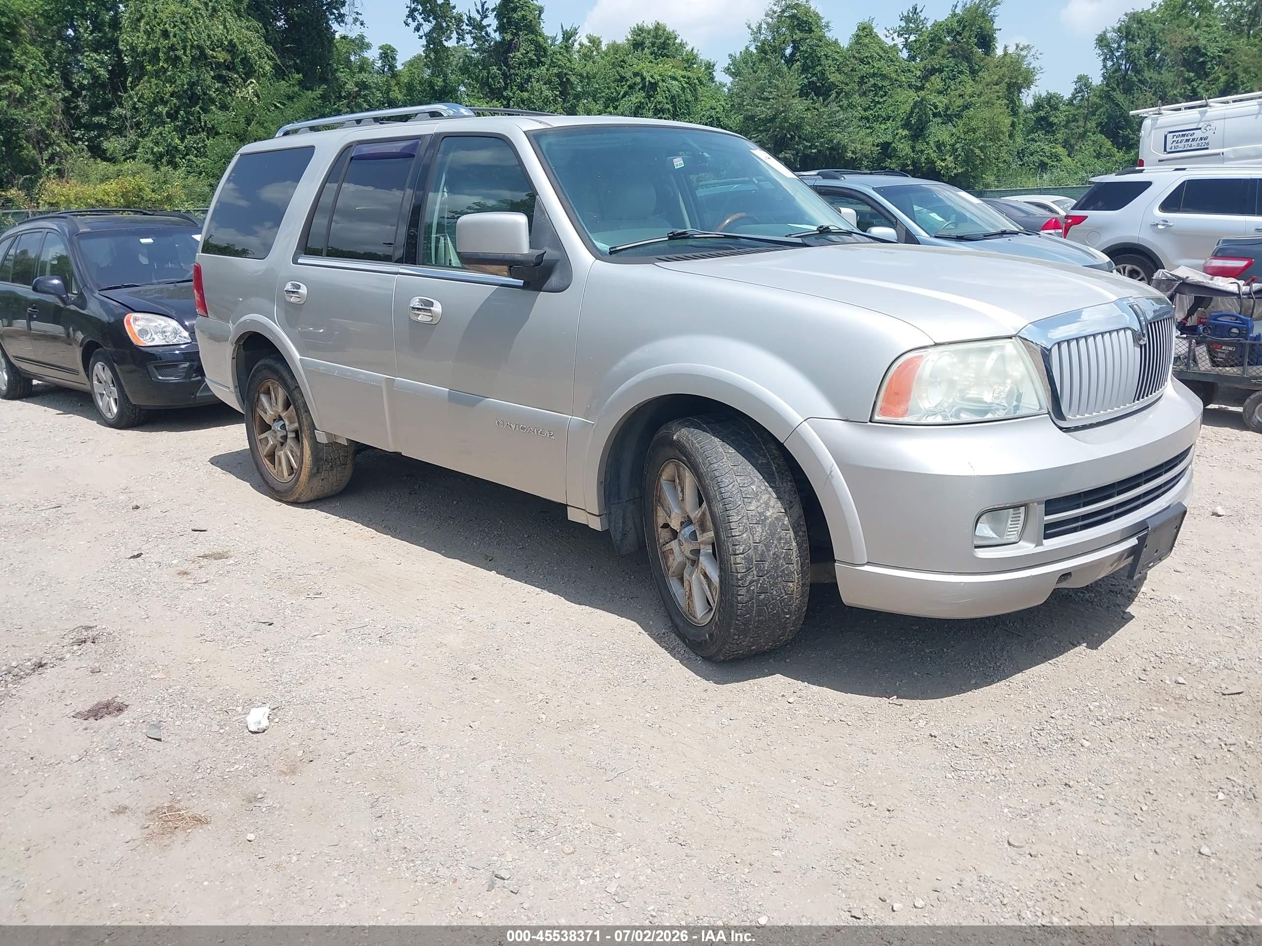 2006 Lincoln Navigator Luxury/ultimate Серебряный vin: 5LMFU28556LJ26655