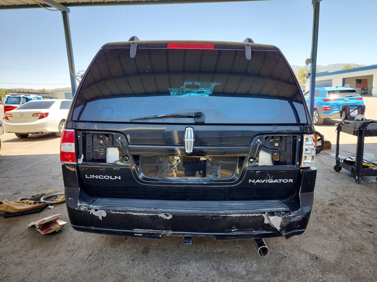 2008 Lincoln Navigator Black vin: 5LMFU28558LJ08899