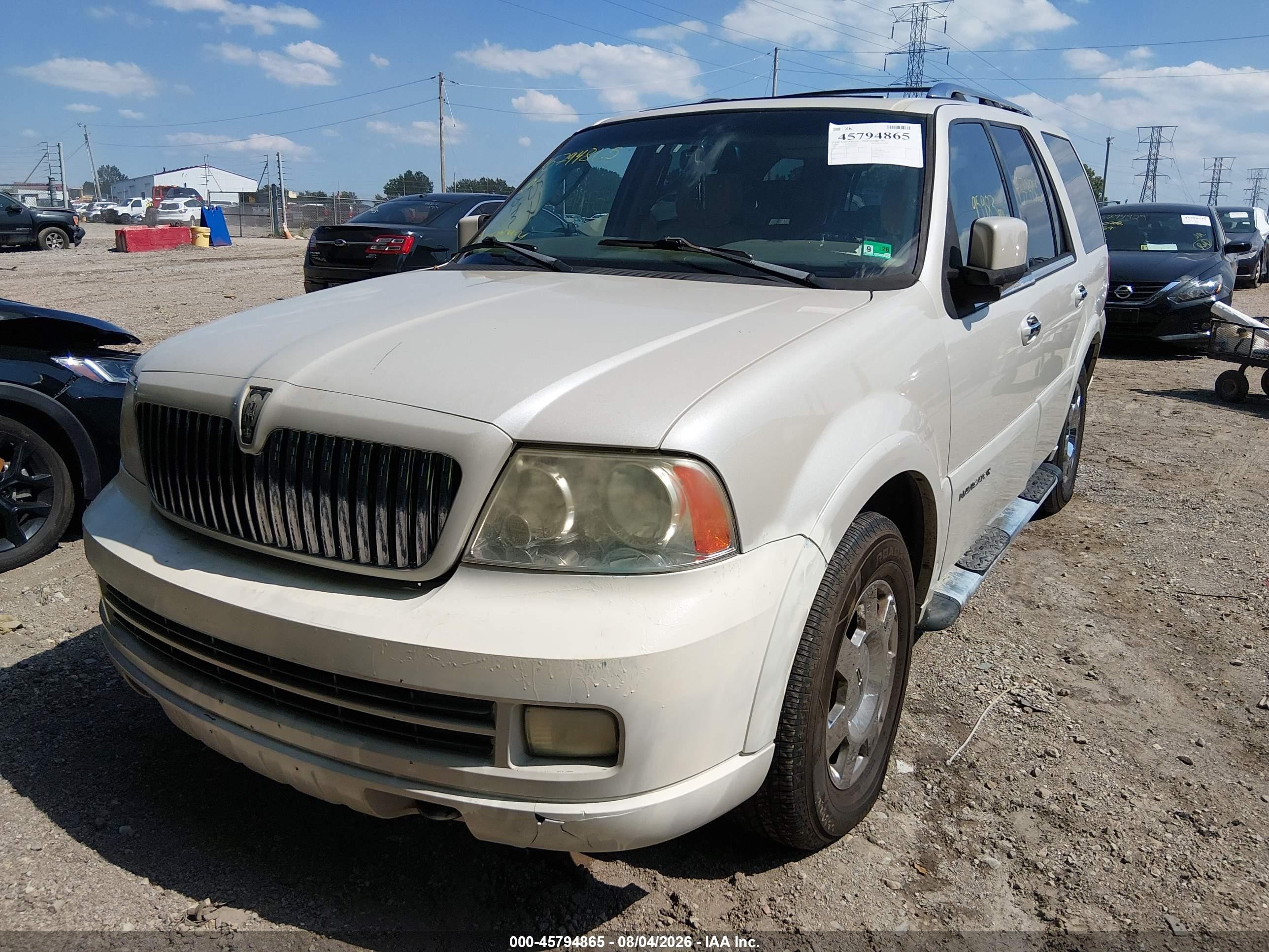 2006 Lincoln Navigator Luxury/ultimate Белый vin: 5LMFU28566LJ21187