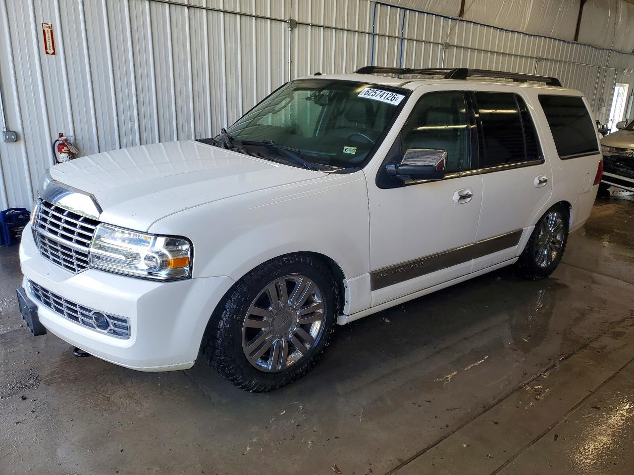 2008 Lincoln Navigator White vin: 5LMFU28568LJ13593