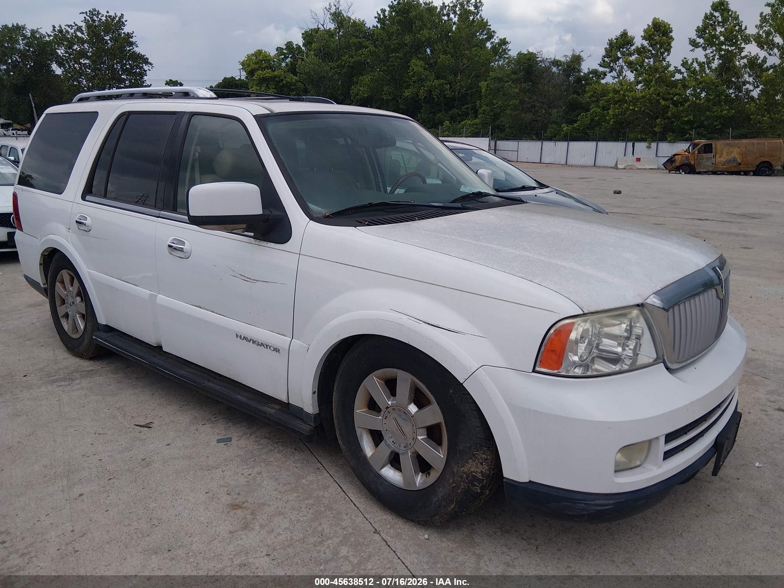 2006 Lincoln Navigator Luxury/ultimate White vin: 5LMFU28596LJ20230