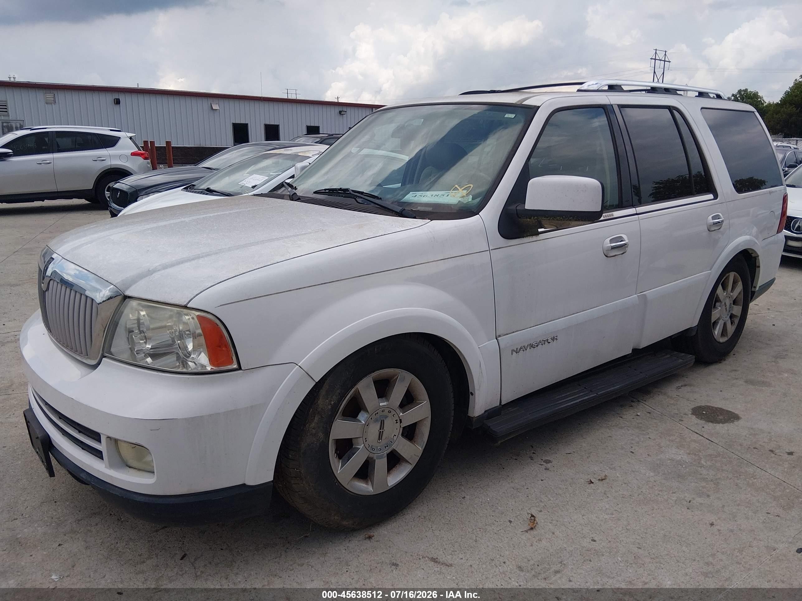 2006 Lincoln Navigator Luxury/ultimate White vin: 5LMFU28596LJ20230