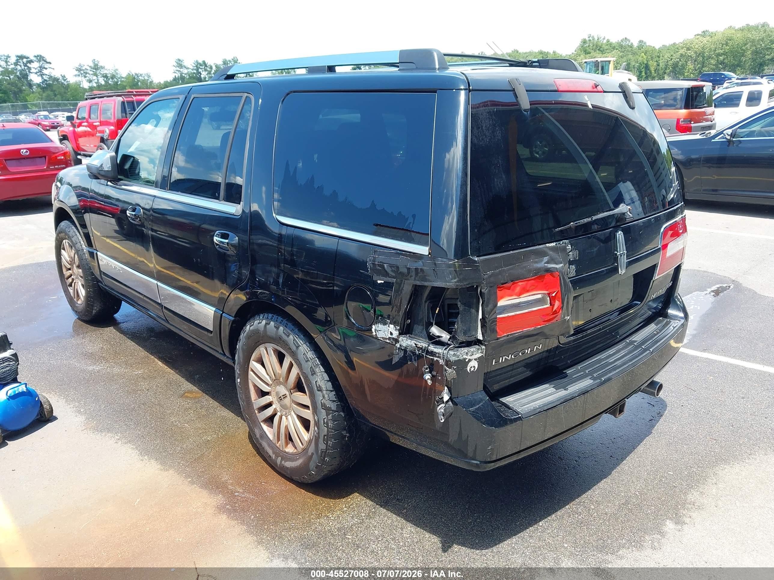 2008 Lincoln Navigator   Черный vin: 5LMFU285X8LJ13080