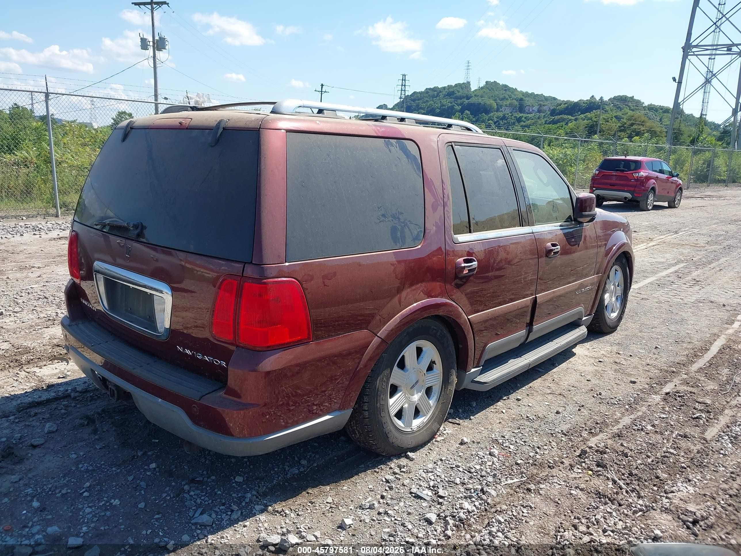 2003 Lincoln Navigator   Красный vin: 5LMFU28R03LJ43541