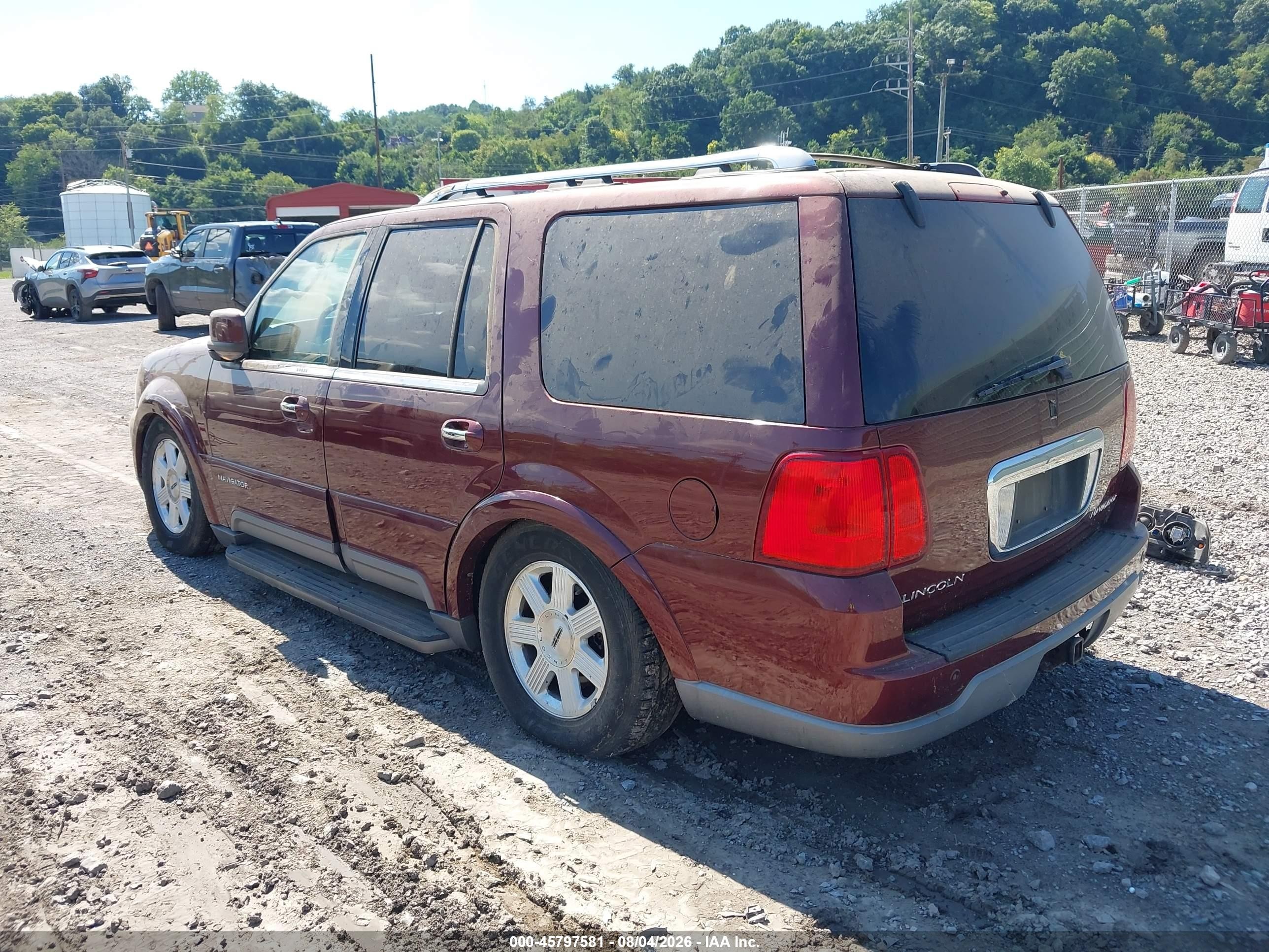 2003 Lincoln Navigator   Красный vin: 5LMFU28R03LJ43541