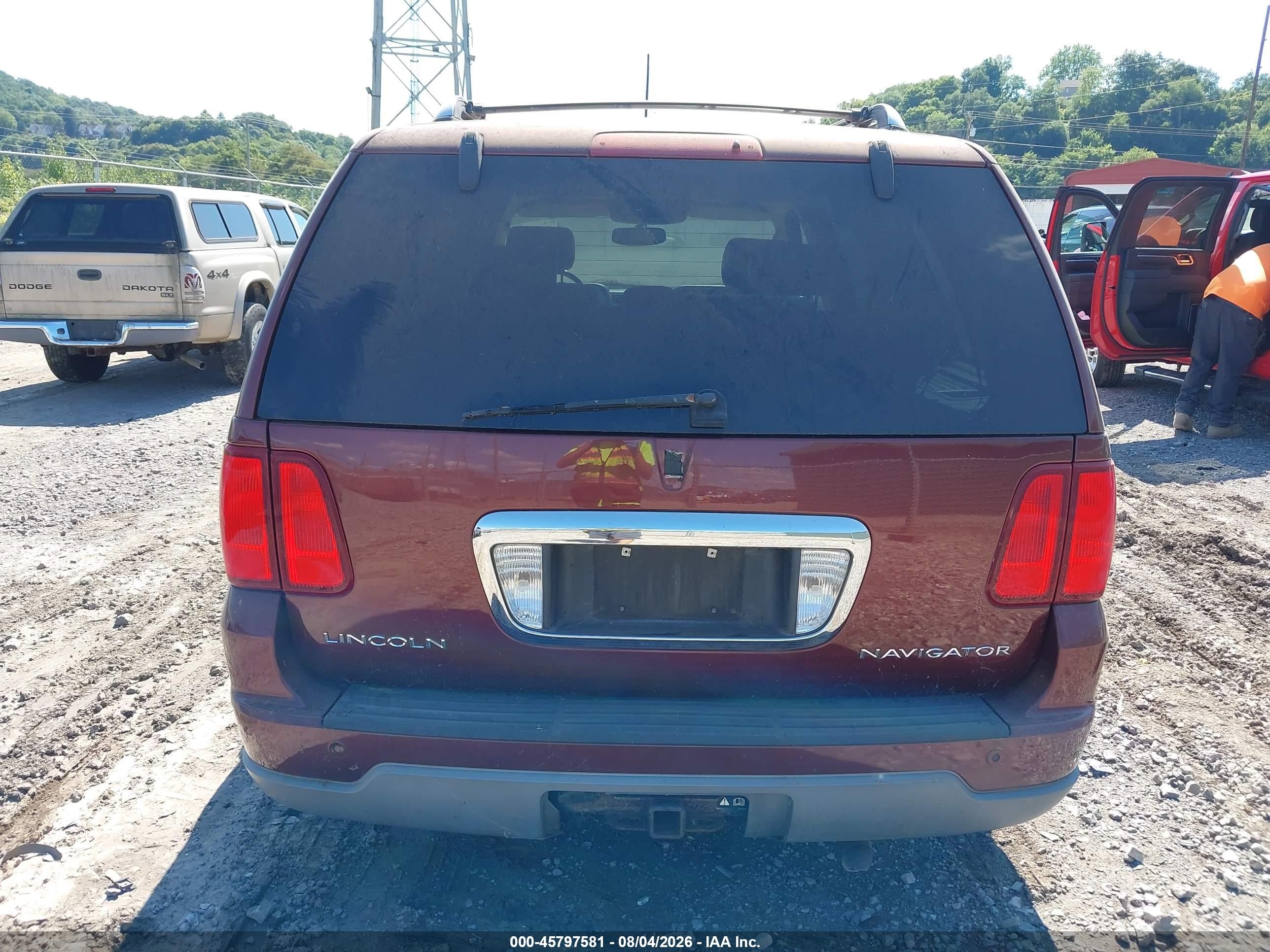 2003 Lincoln Navigator   Красный vin: 5LMFU28R03LJ43541