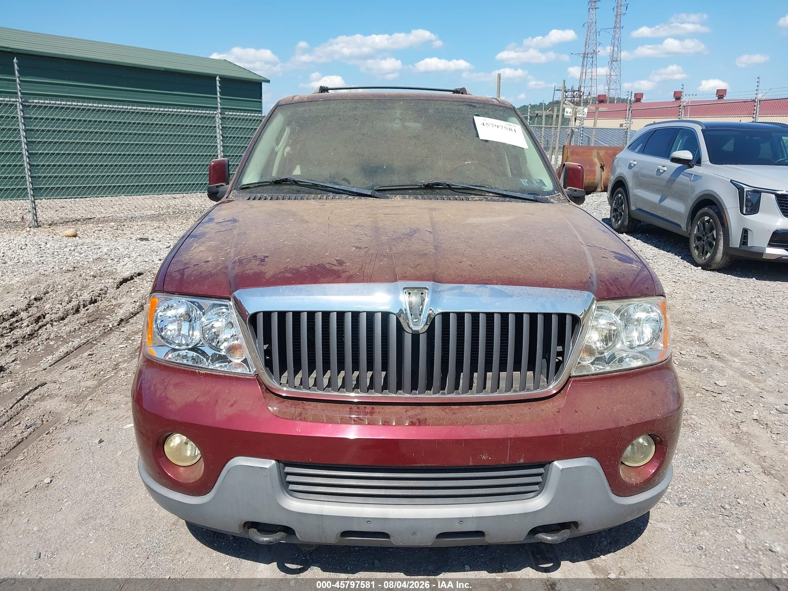 2003 Lincoln Navigator   Красный vin: 5LMFU28R03LJ43541
