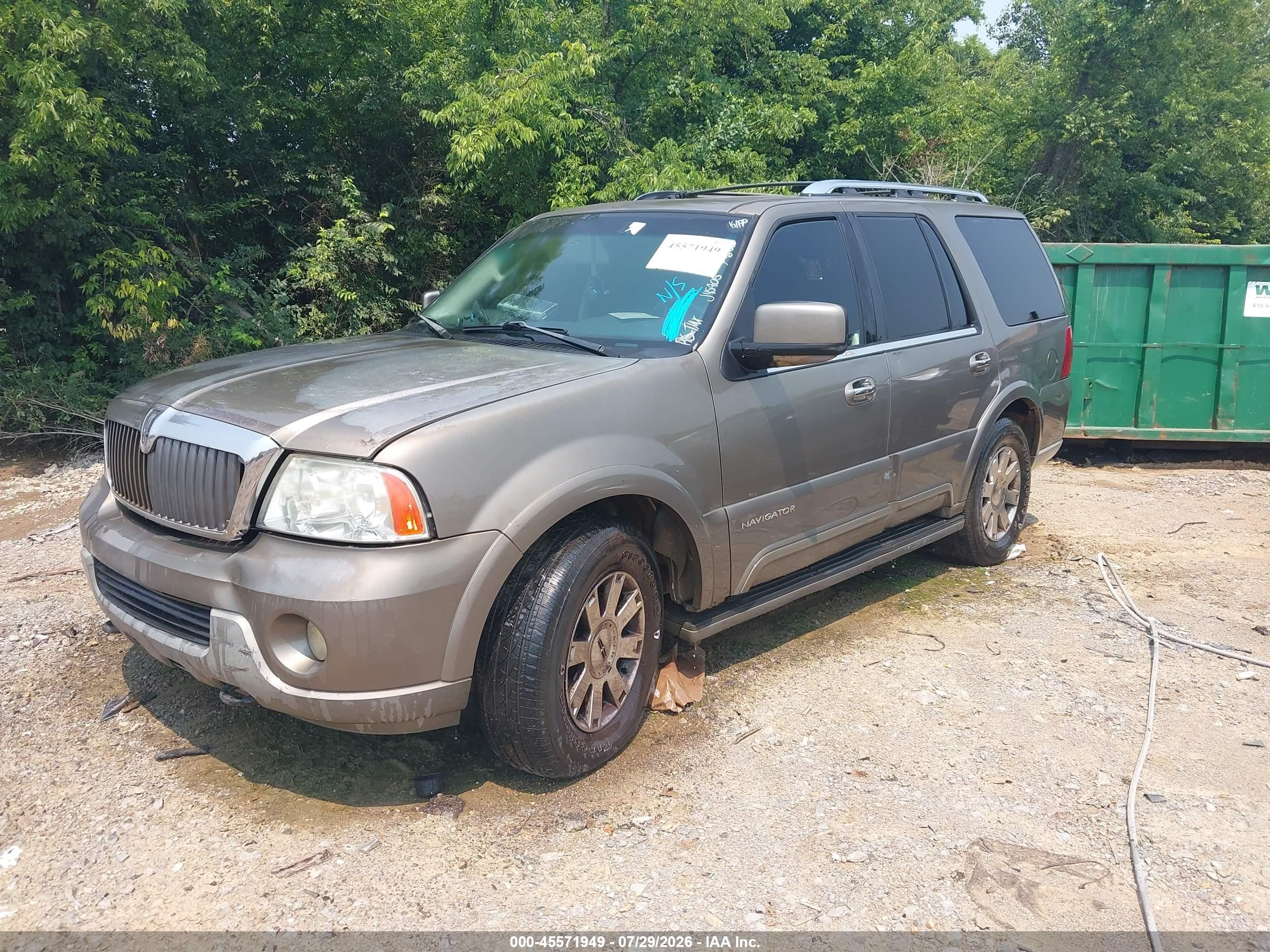 2003 Lincoln Navigator   Beige vin: 5LMFU28R03LJ45905