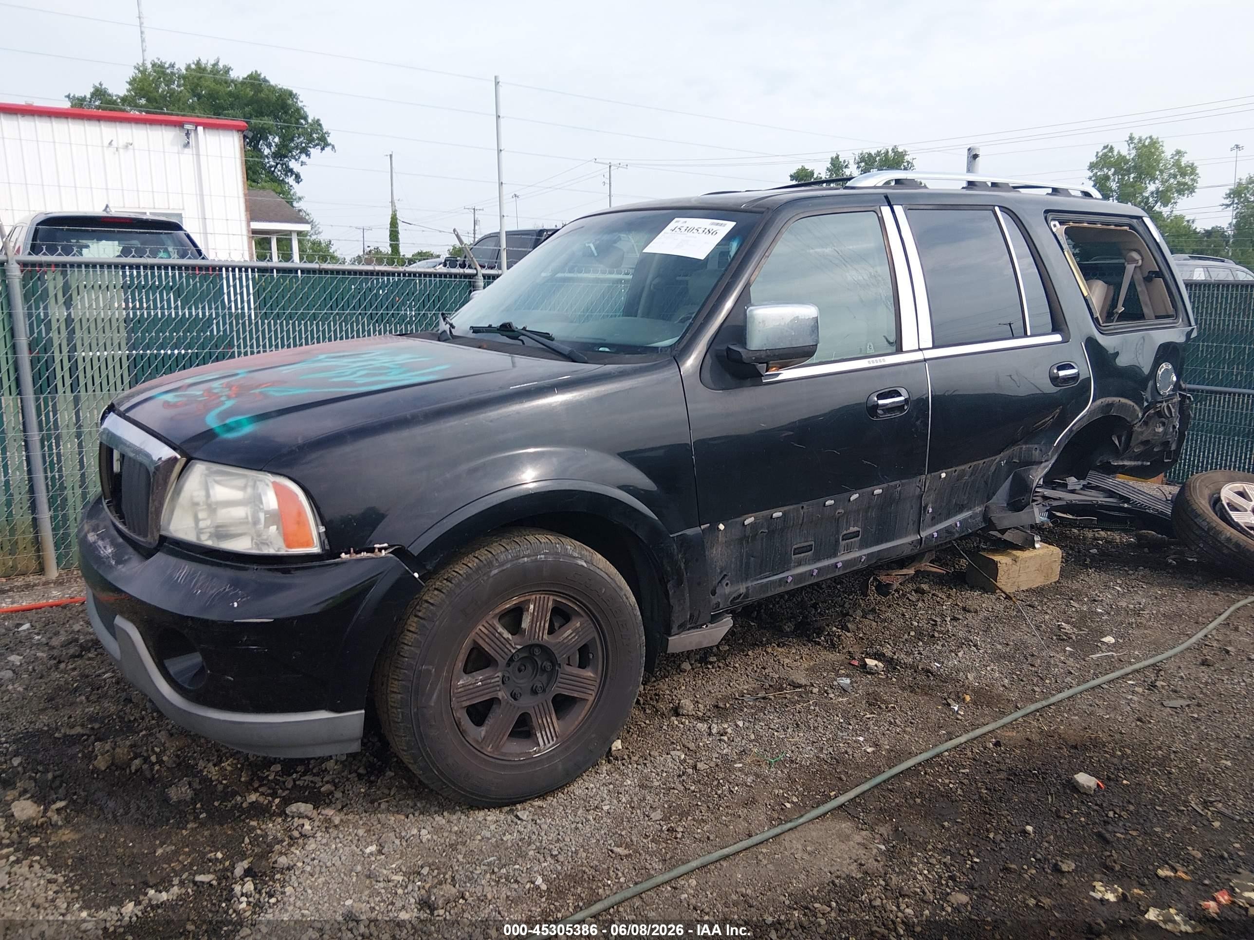 2004 Lincoln Navigator   Черный vin: 5LMFU28R14LJ10324