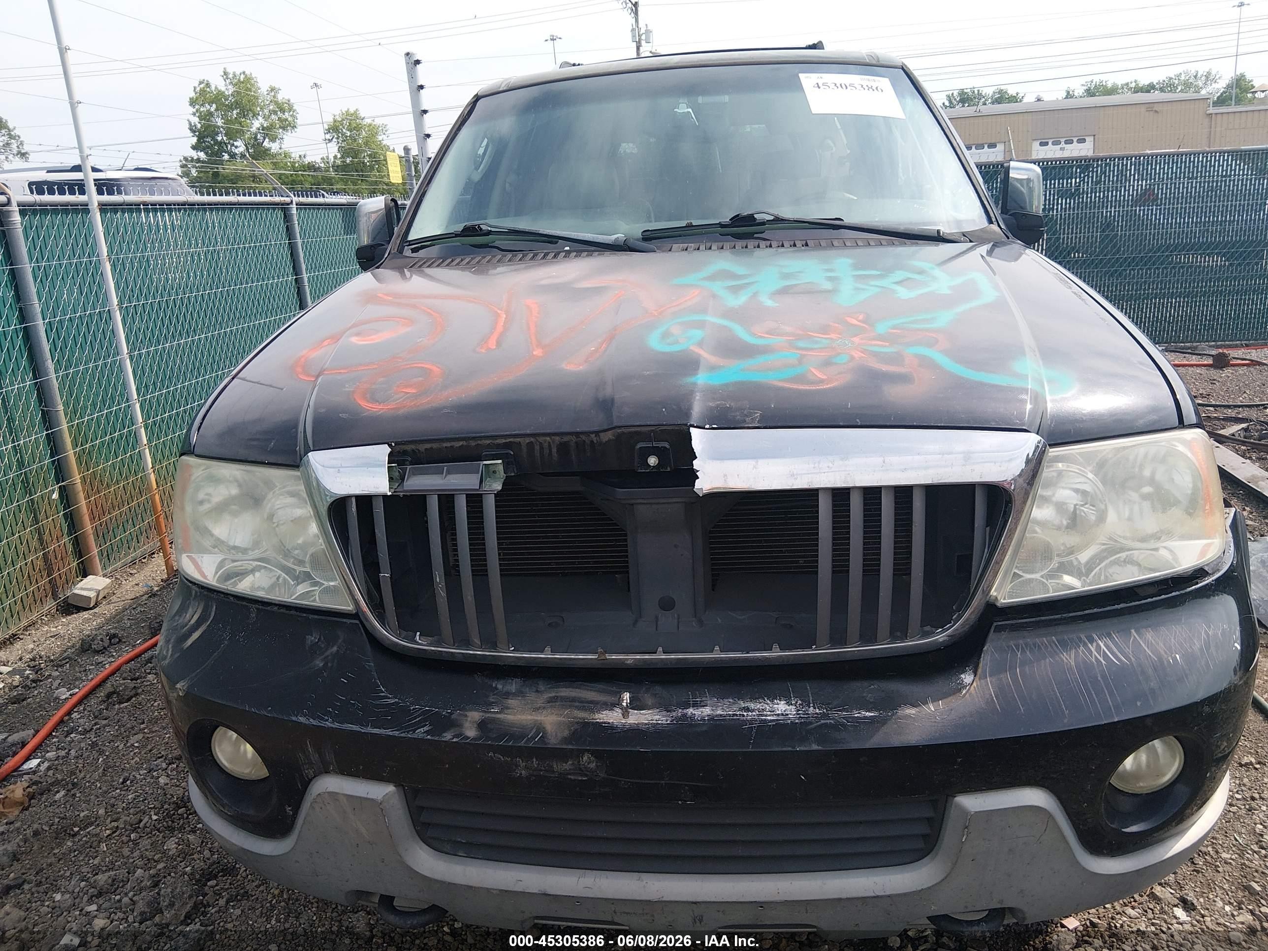 2004 Lincoln Navigator   Черный vin: 5LMFU28R14LJ10324