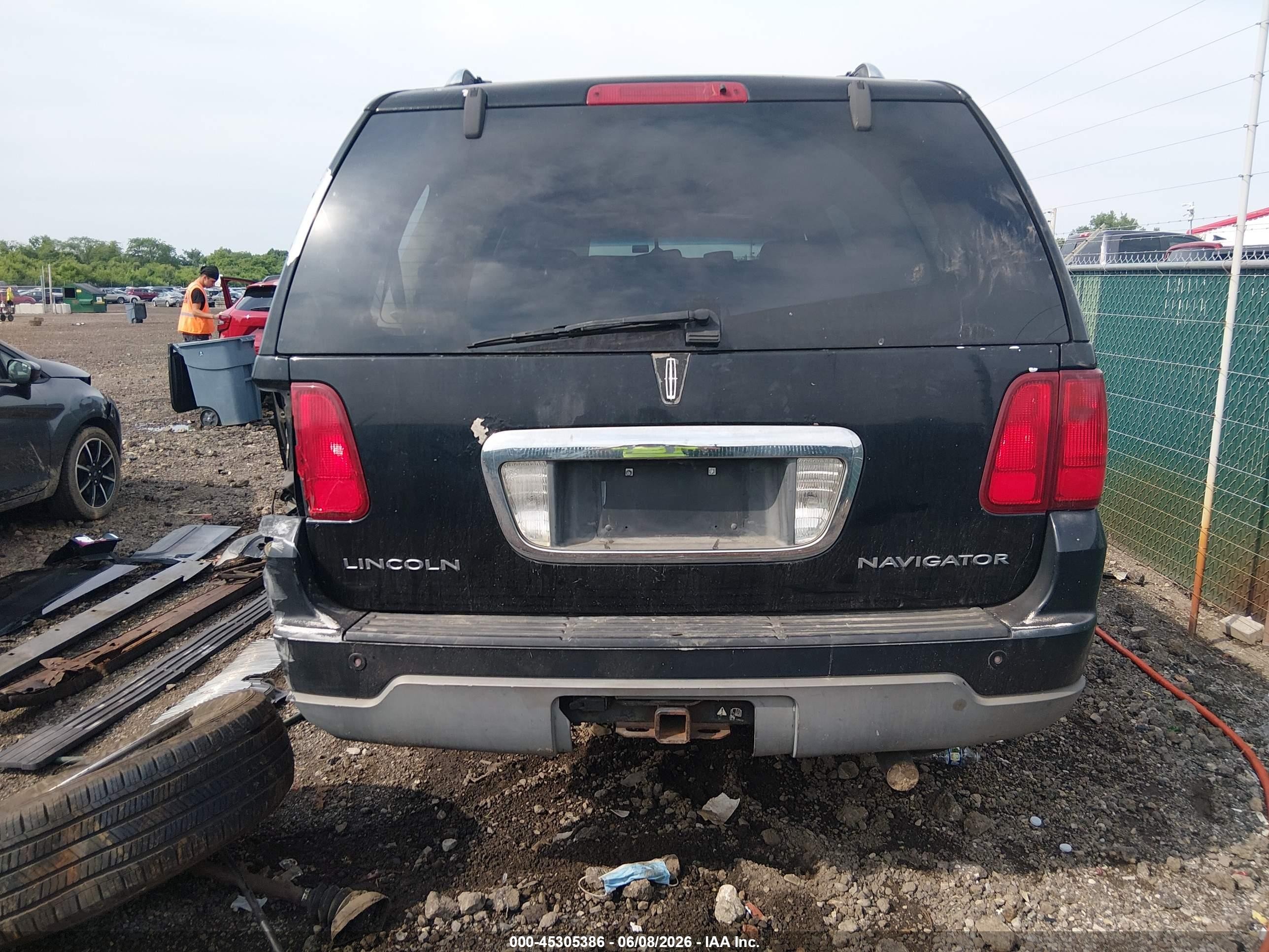2004 Lincoln Navigator   Черный vin: 5LMFU28R14LJ10324