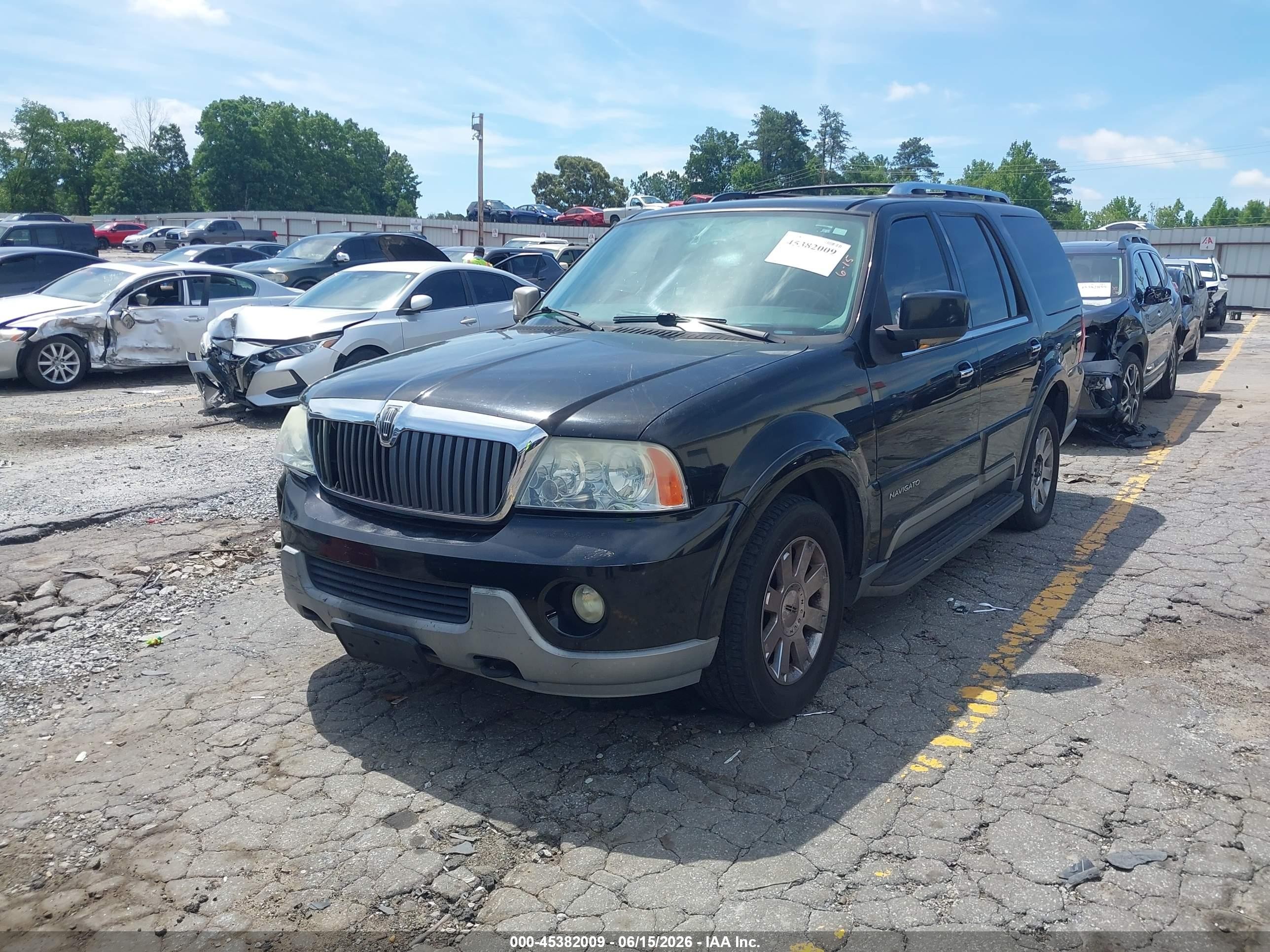 2004 Lincoln Navigator   Black vin: 5LMFU28R44LJ25948
