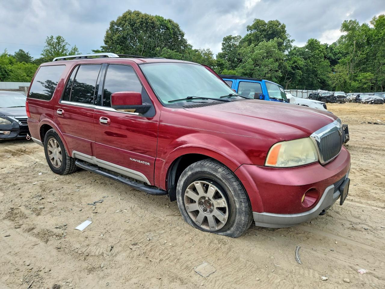 2004 Lincoln Navigator Burgundy vin: 5LMFU28R54LJ20760