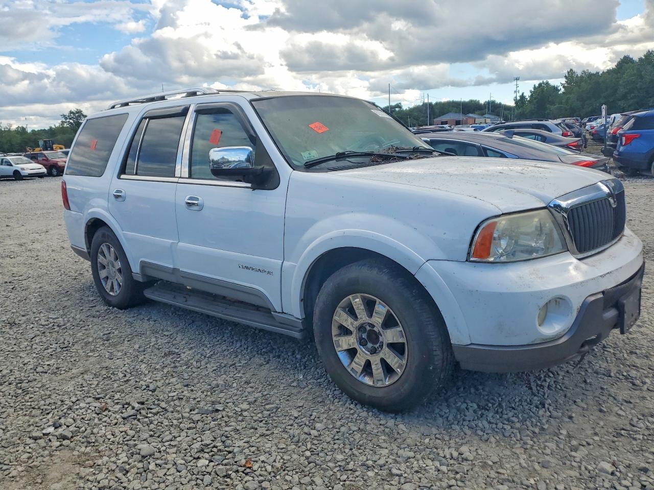 2003 Lincoln Navigator White vin: 5LMFU28R73LJ43875