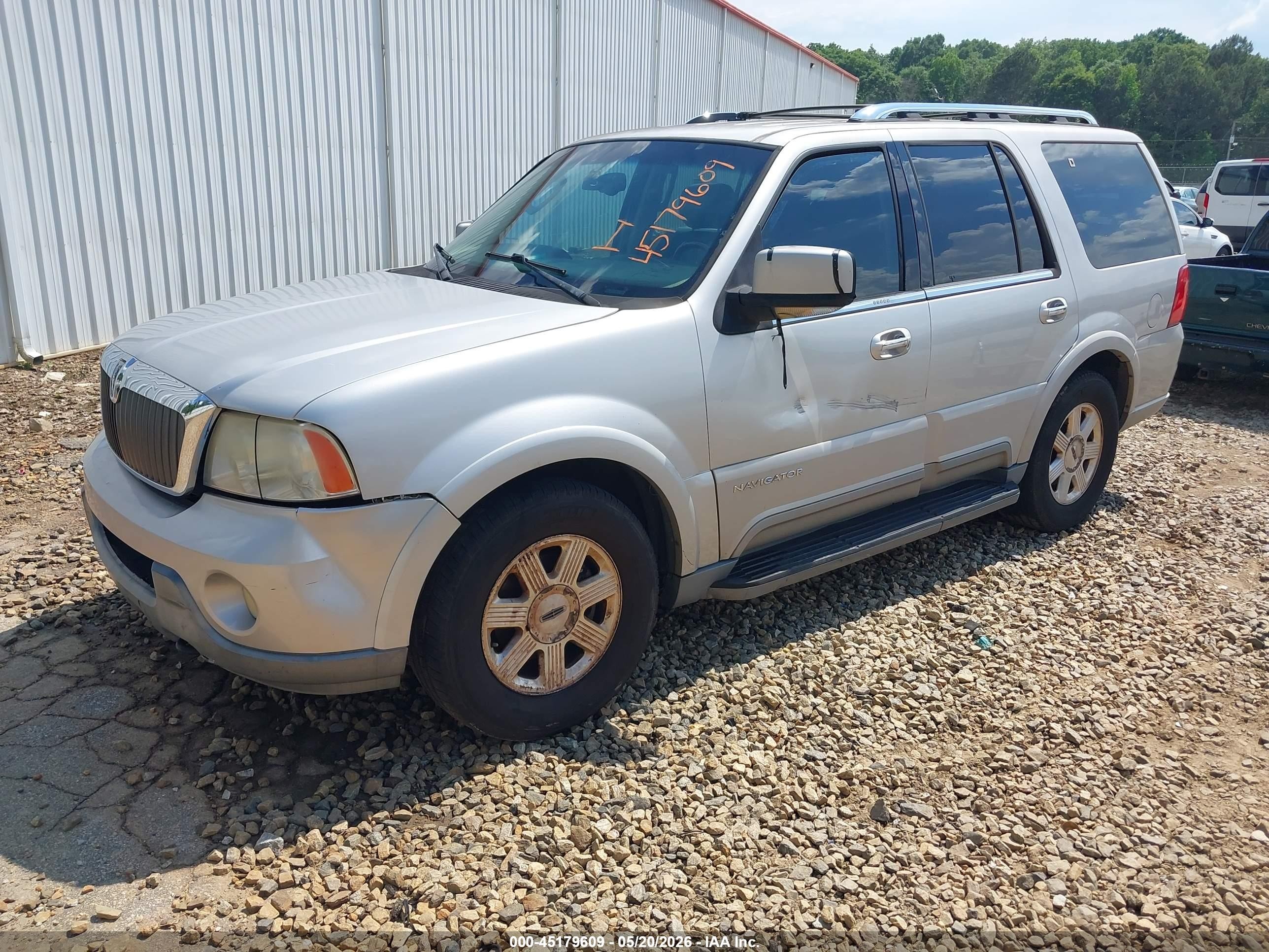 2003 Lincoln Navigator Luxury/premium/ultimate Silver vin: 5LMFU28R83LJ32805