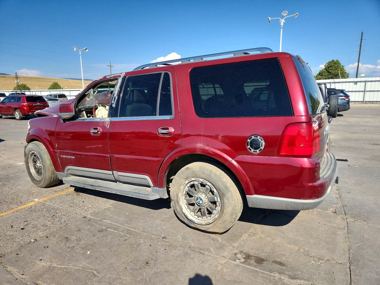 2004 Lincoln Navigator Burgundy vin: 5LMFU28R84LJ27654