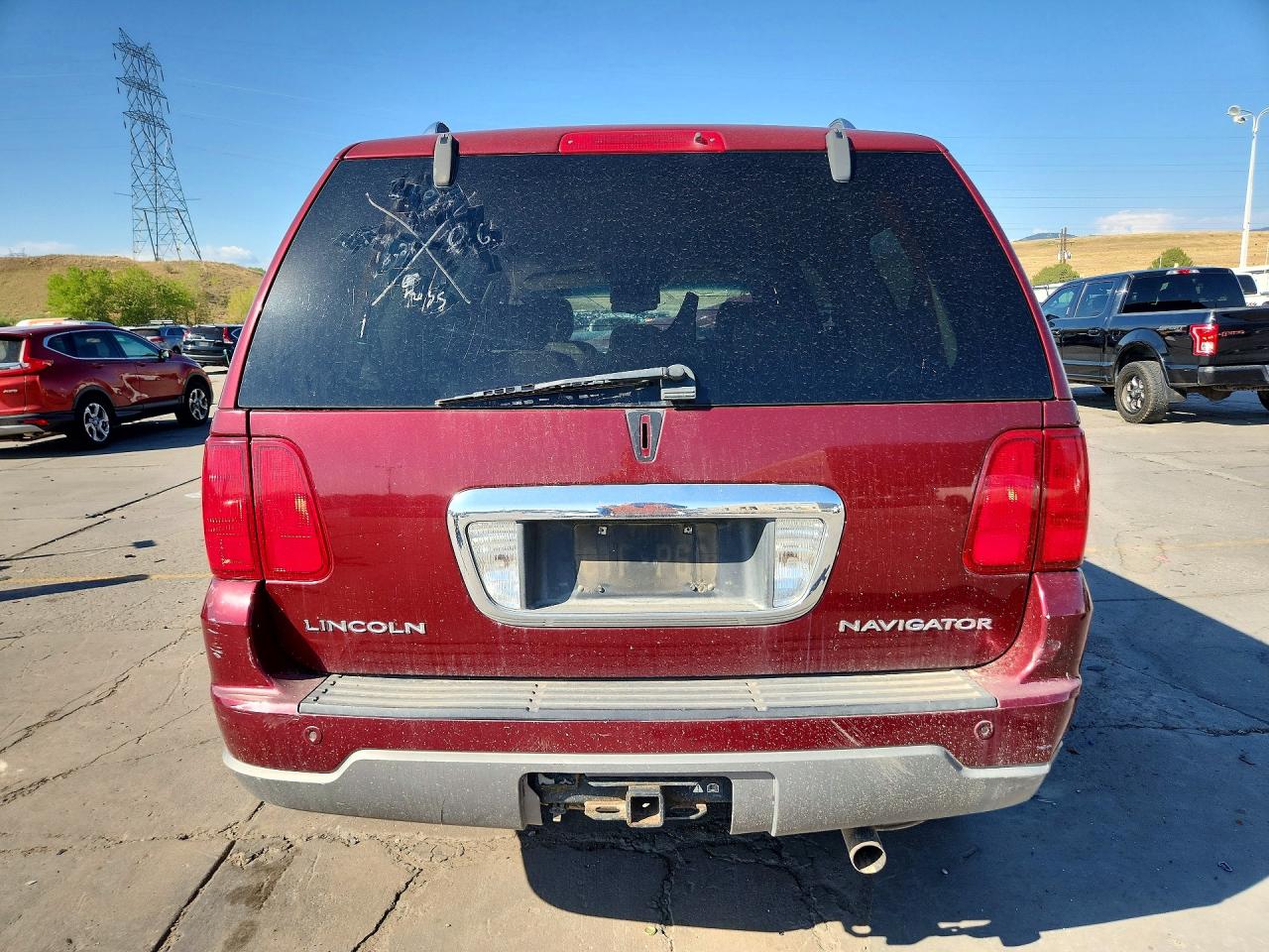 2004 Lincoln Navigator Burgundy vin: 5LMFU28R84LJ27654