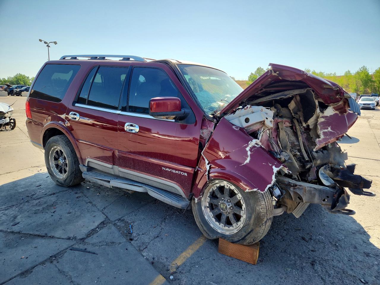 2004 Lincoln Navigator Burgundy vin: 5LMFU28R84LJ27654