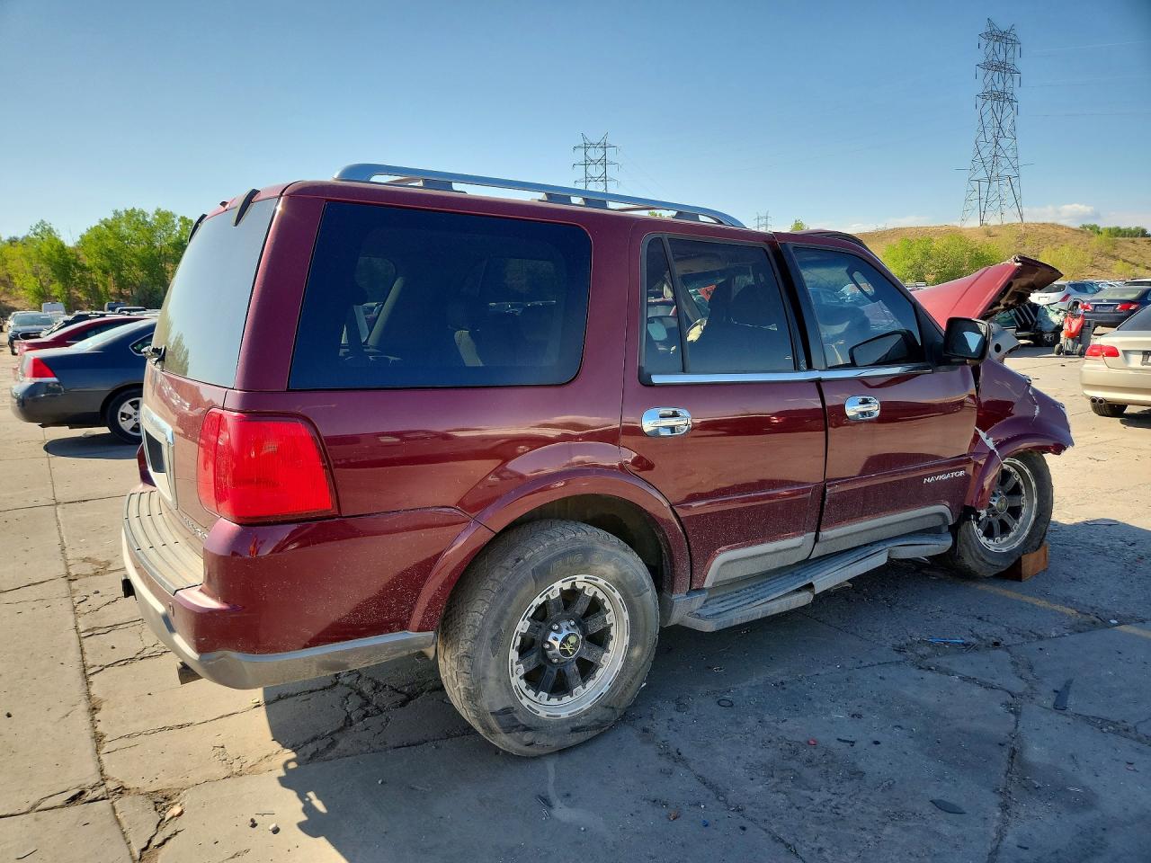 2004 Lincoln Navigator Burgundy vin: 5LMFU28R84LJ27654
