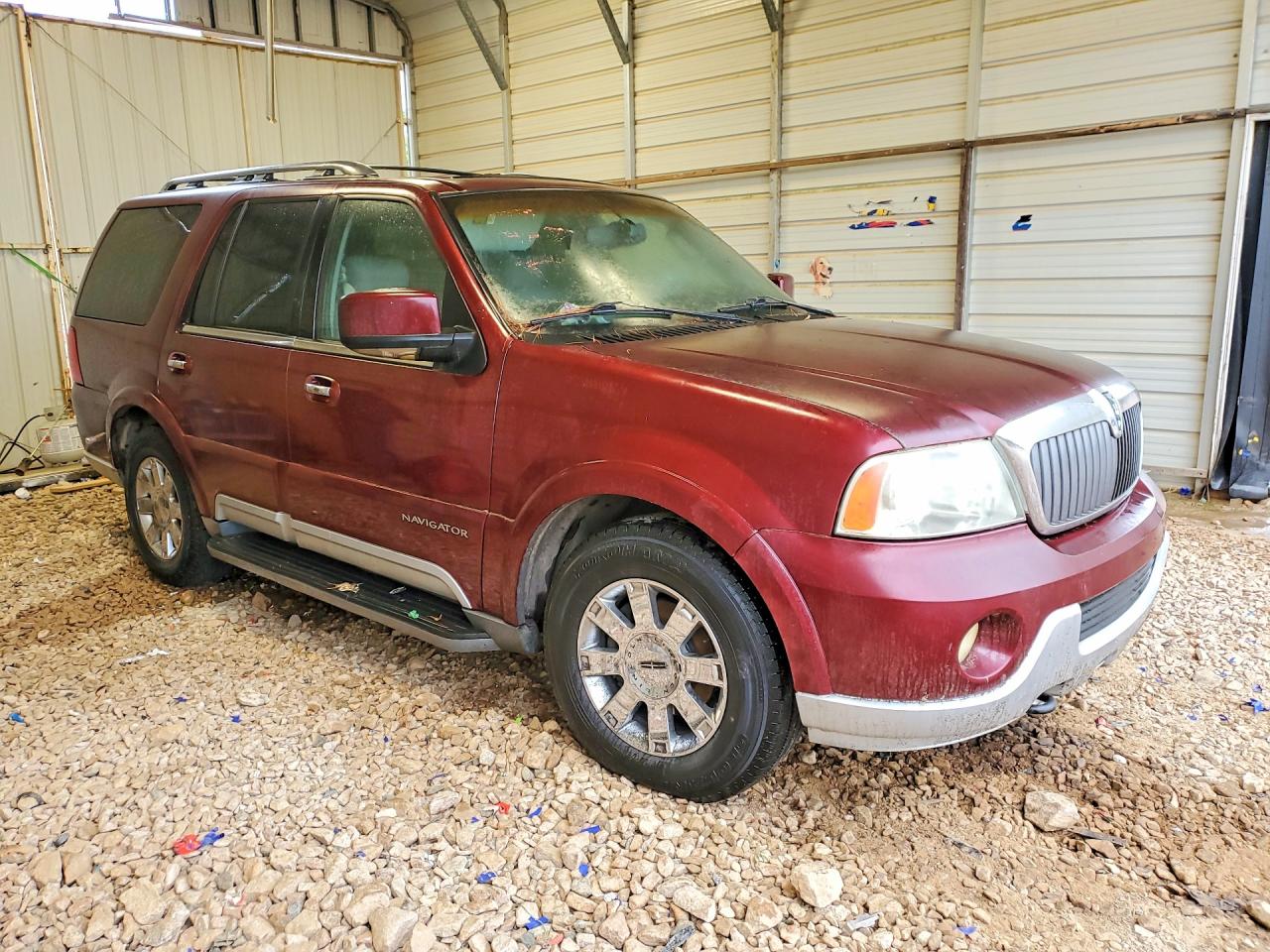 2004 Lincoln Navigator Burgundy vin: 5LMFU28RX4LJ34623