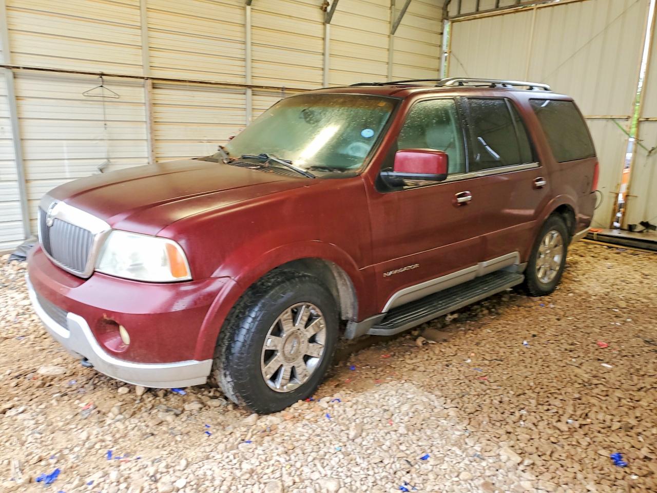 2004 Lincoln Navigator Burgundy vin: 5LMFU28RX4LJ34623