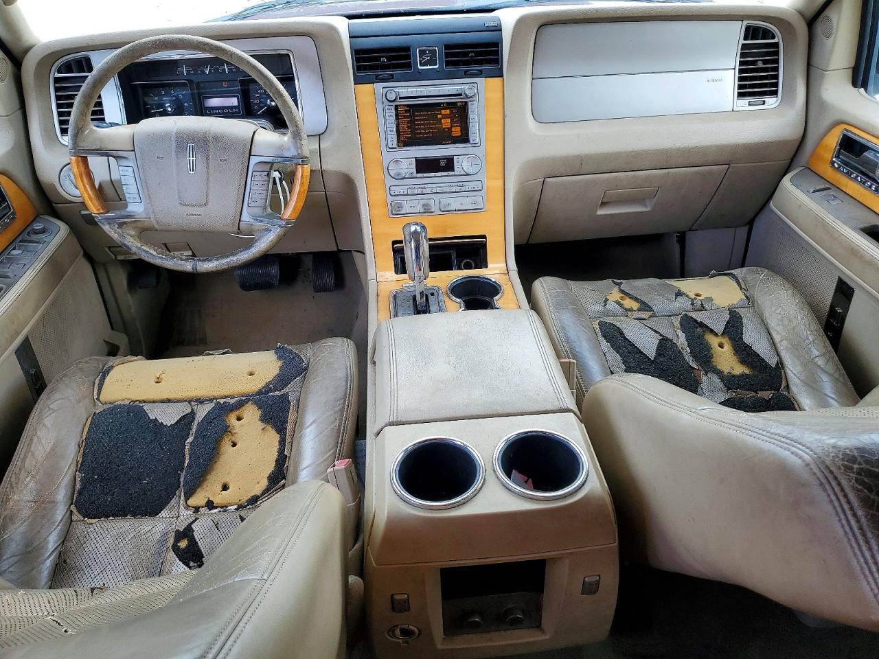2010 Lincoln Navigator Brown vin: 5LMJJ2H51AEJ01395