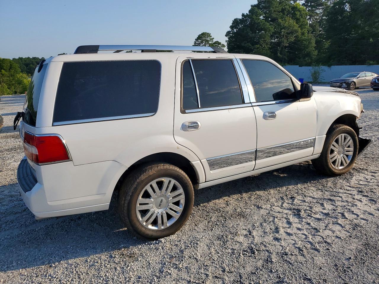 2012 Lincoln Navigator Белый vin: 5LMJJ2H51CEL02121
