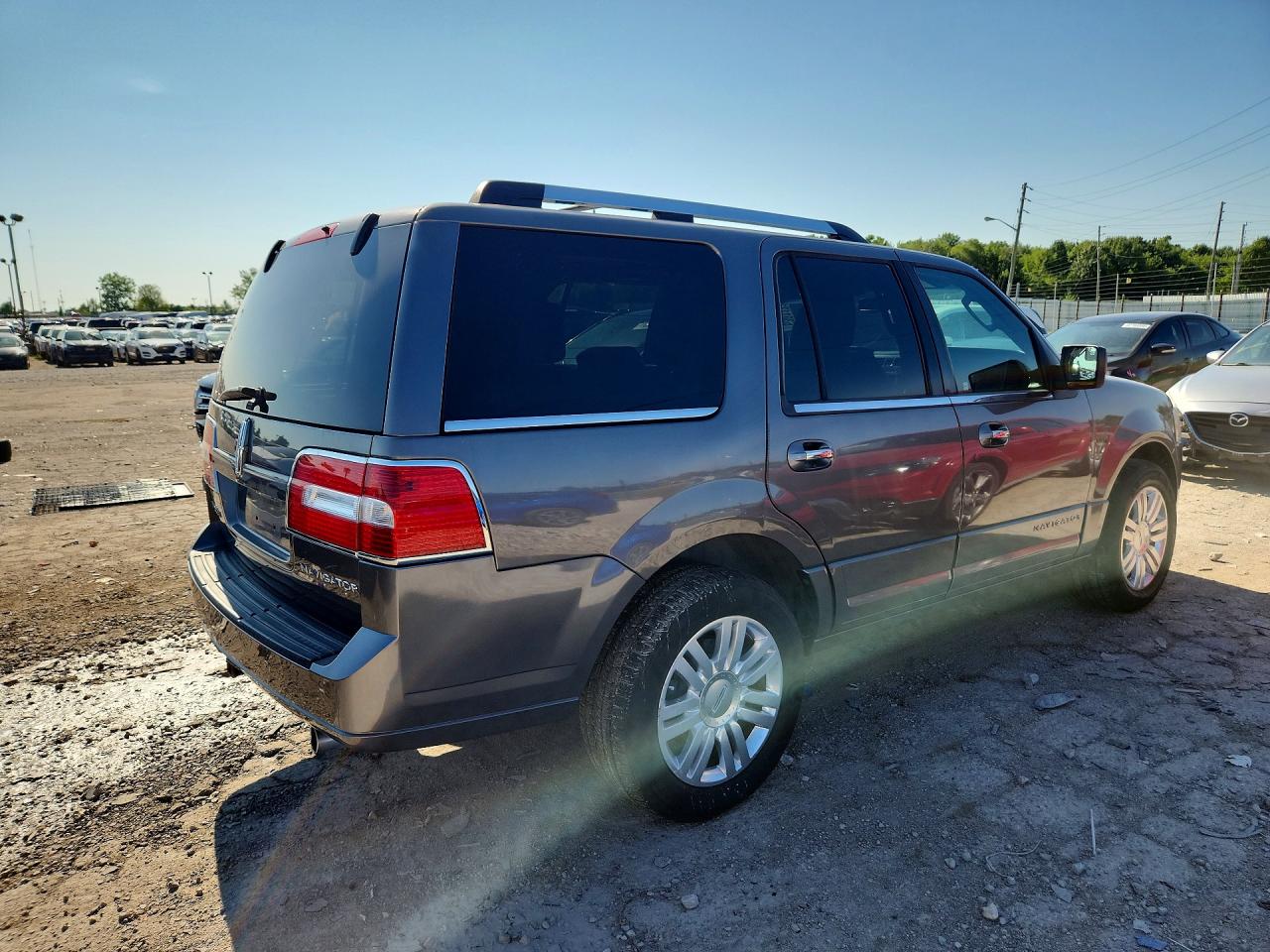 2014 Lincoln Navigator Gray vin: 5LMJJ2H5XEEL07269