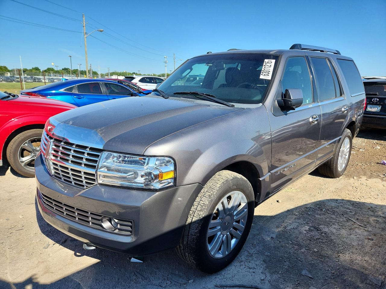 2014 Lincoln Navigator Gray vin: 5LMJJ2H5XEEL07269