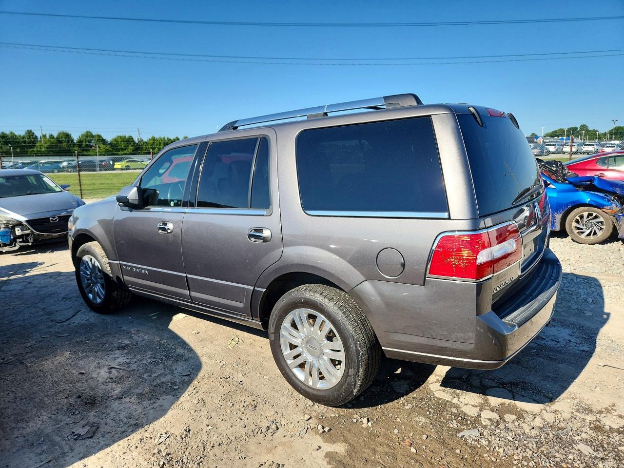 2014 Lincoln Navigator Gray vin: 5LMJJ2H5XEEL07269