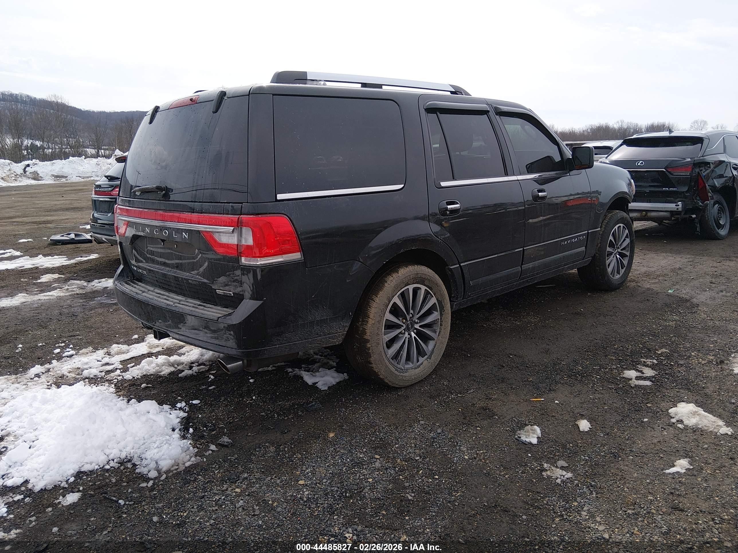 2015 Lincoln Navigator   Black vin: 5LMJJ2HT0FEJ04505