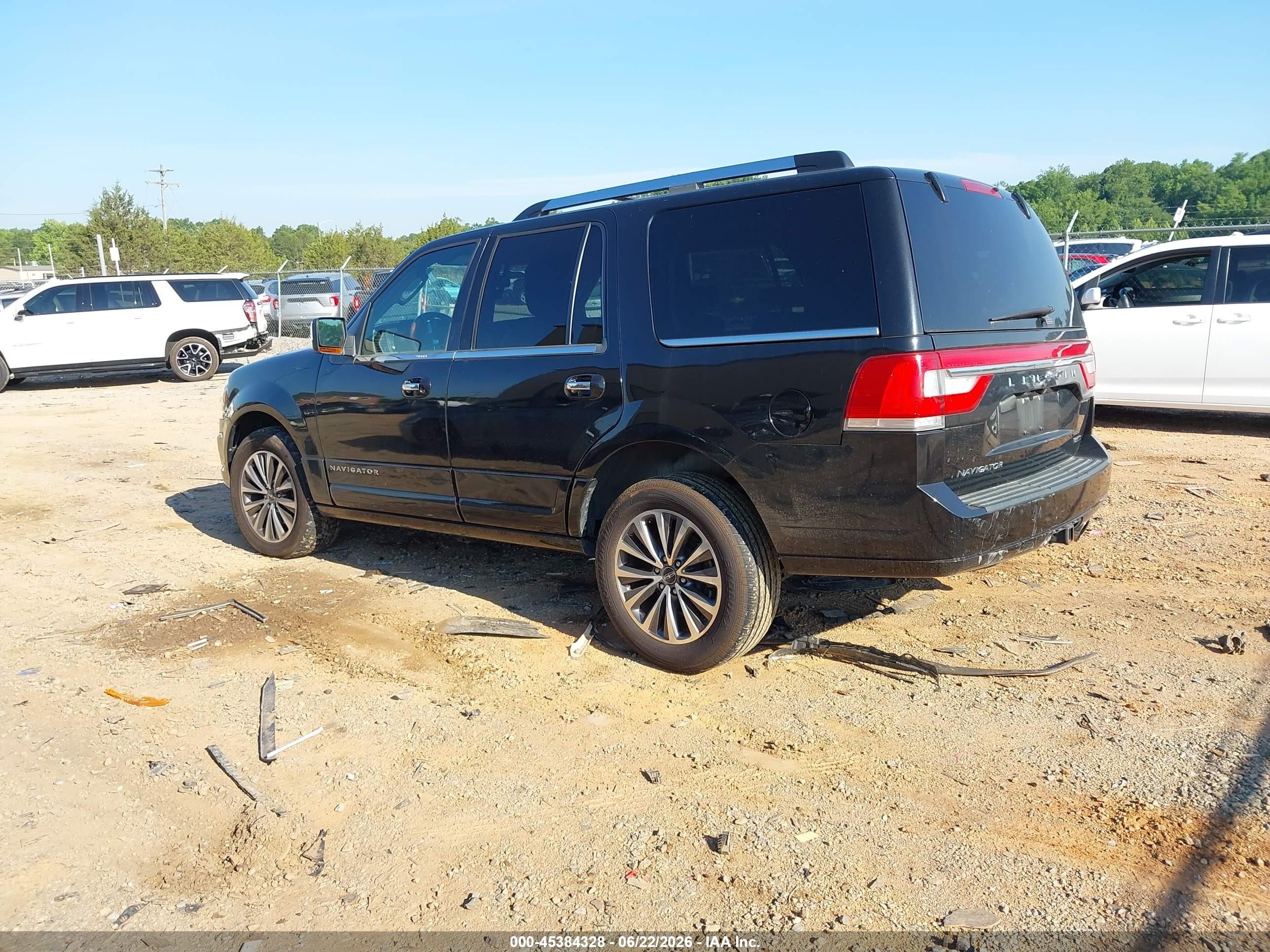 2015 Lincoln Navigator   Черный vin: 5LMJJ2HT1FEJ13939