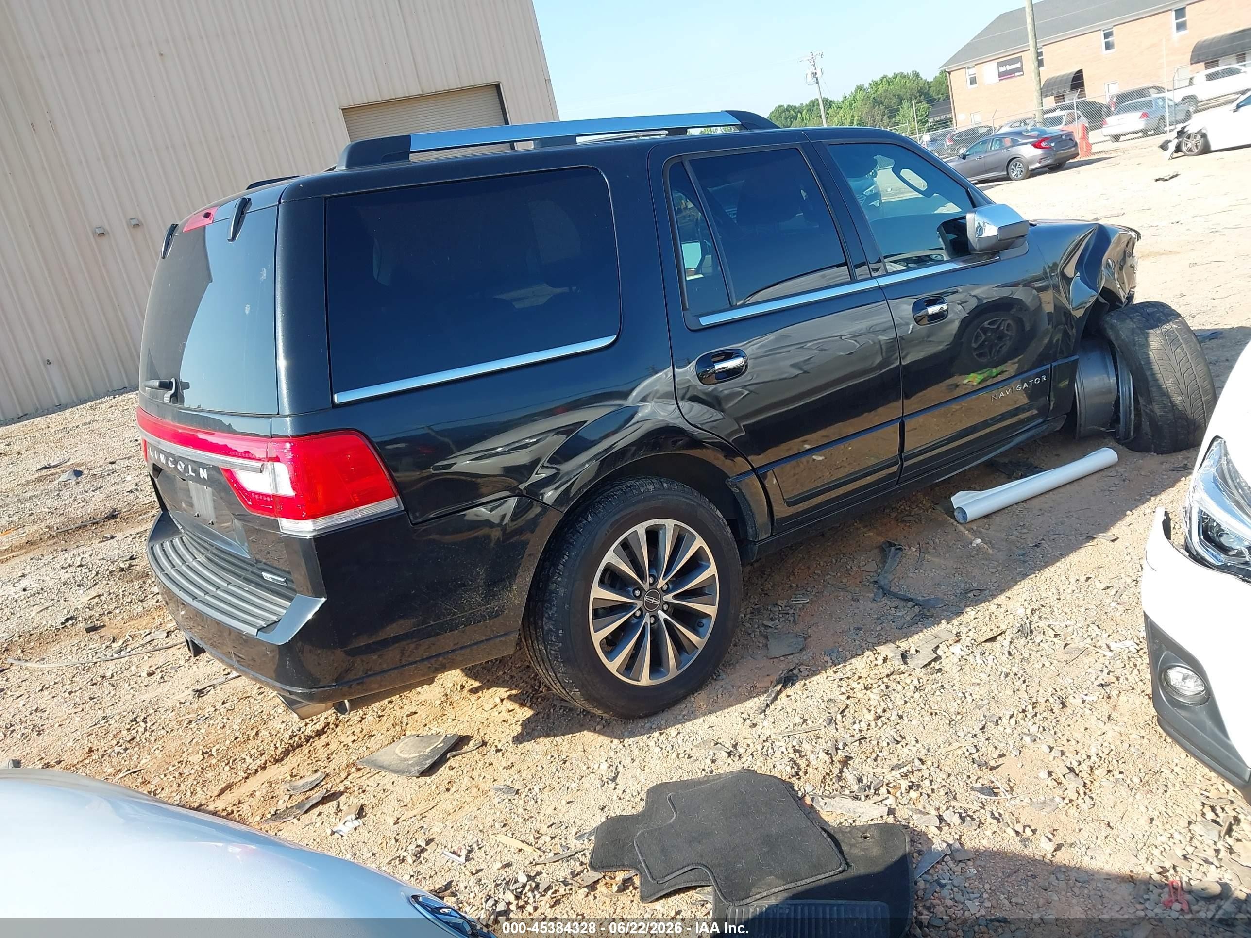 2015 Lincoln Navigator   Черный vin: 5LMJJ2HT1FEJ13939