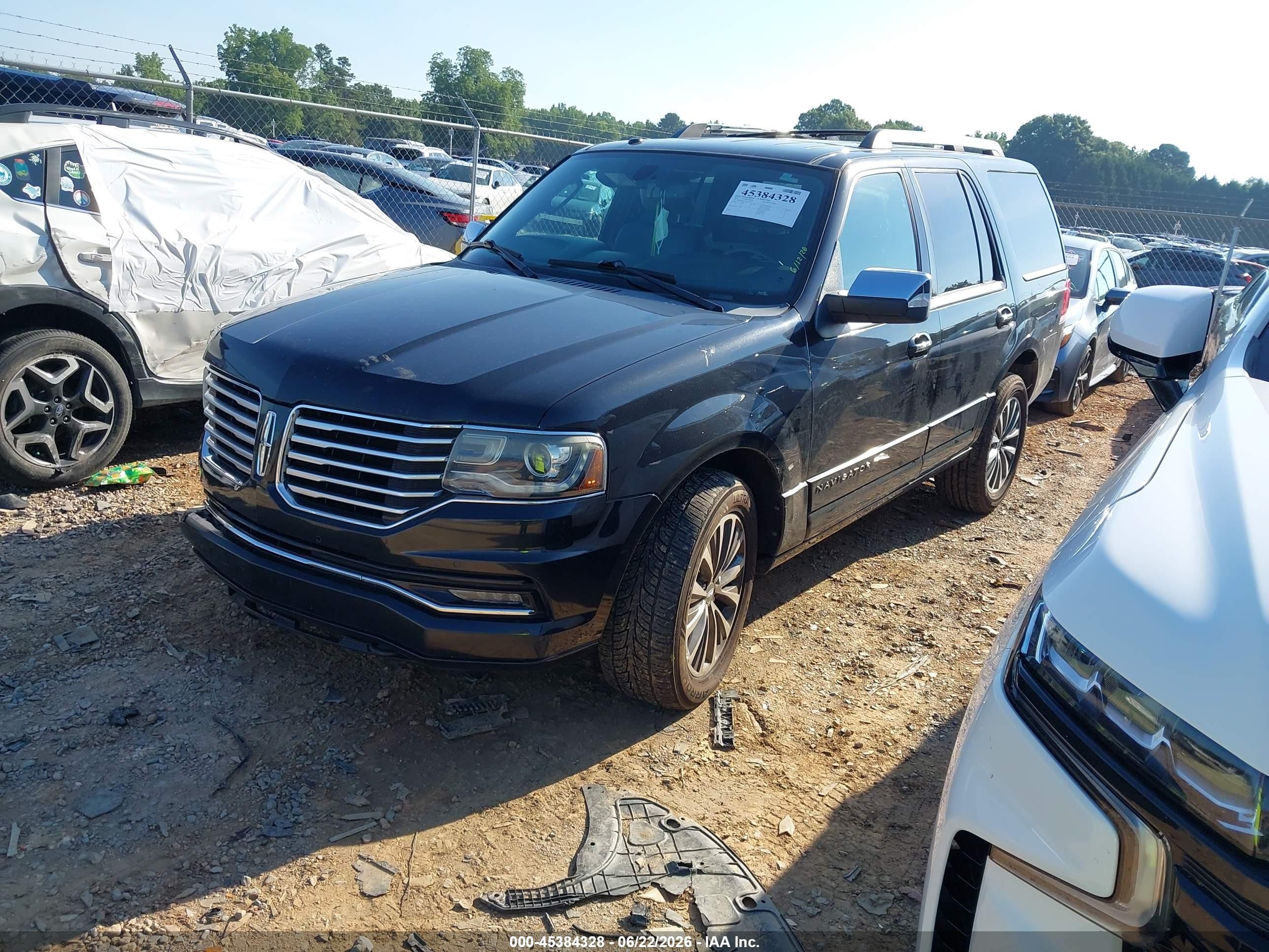 2015 Lincoln Navigator   Черный vin: 5LMJJ2HT1FEJ13939