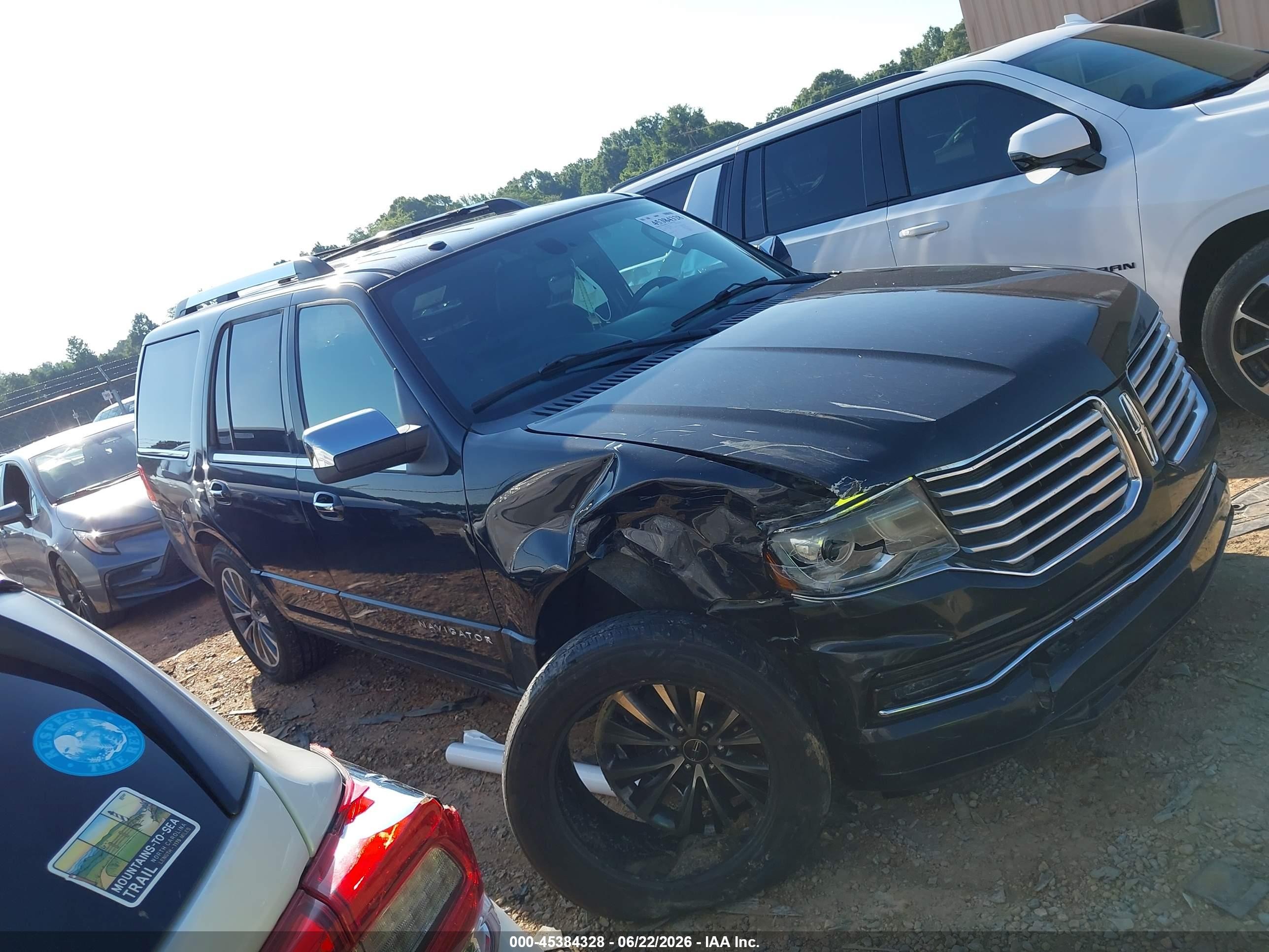 2015 Lincoln Navigator   Черный vin: 5LMJJ2HT1FEJ13939