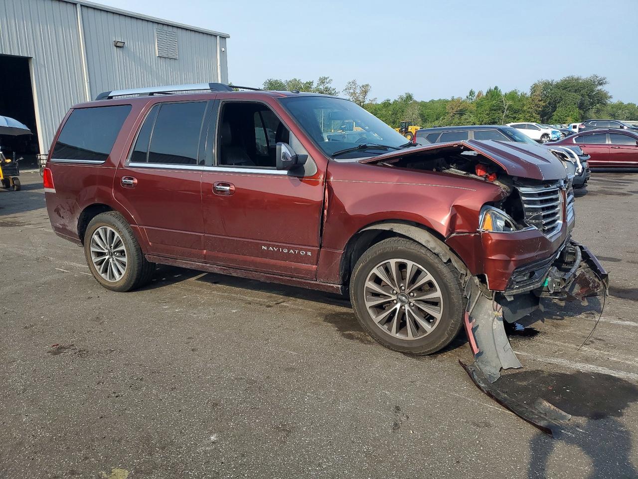 2015 Lincoln Navigator Burgundy vin: 5LMJJ2HT1FEJ15089