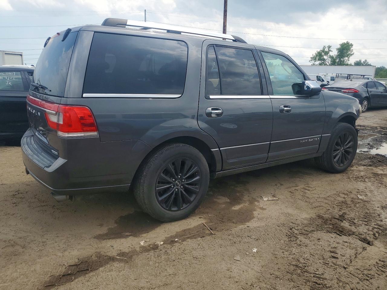 2015 Lincoln Navigator Gray vin: 5LMJJ2HT2FEJ04117